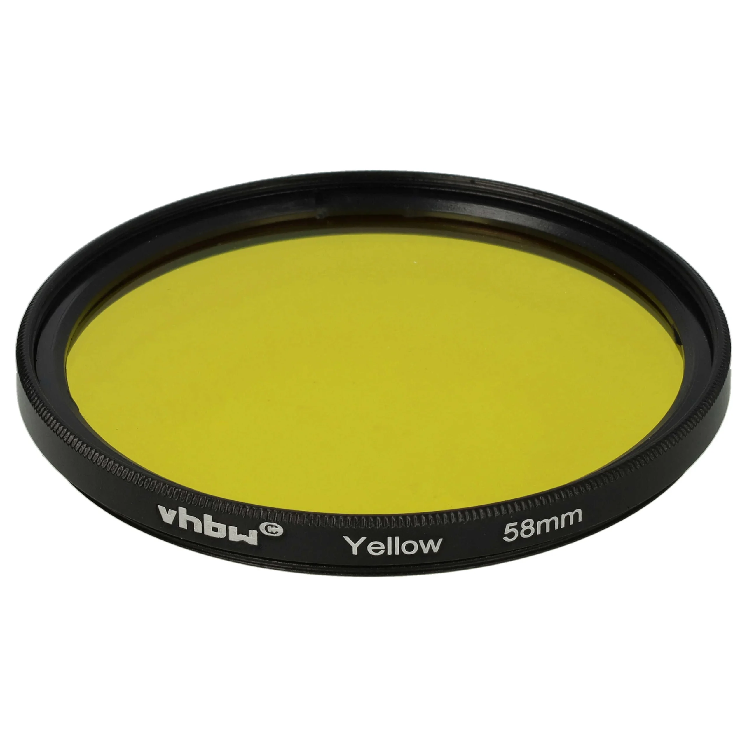 Filtre de couleur jaune pour objectifs d'appareils photo de 58 mm - Filtre jaune
