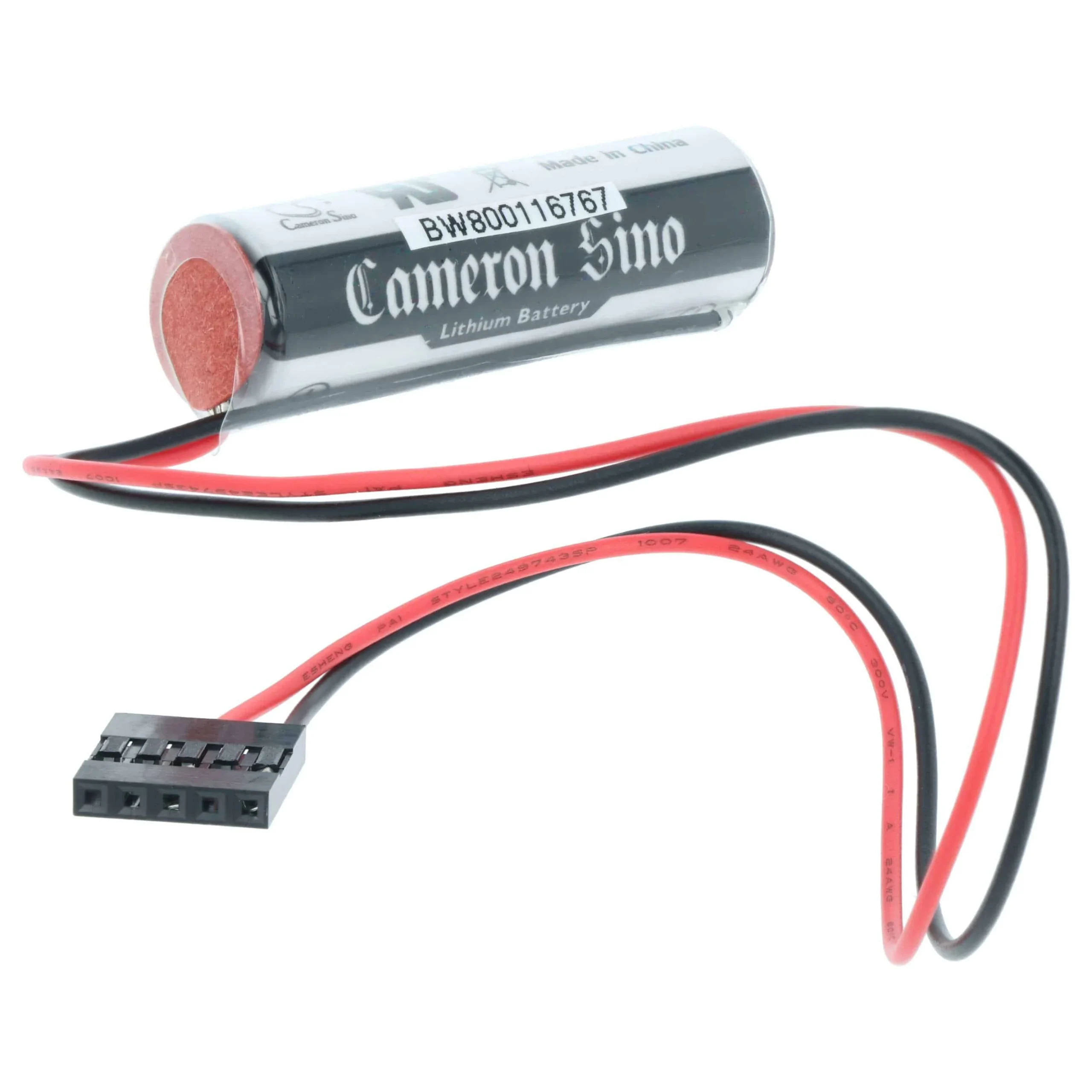 Pile remplace Toshiba ER6V, 479348-1 pour unité de contrôle - 2000mAh 3,6V Li-MnO2