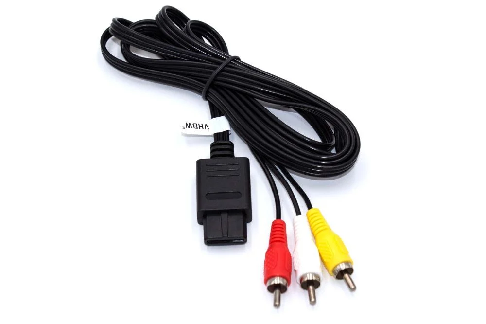Câble AV pour console de jeux Nintendo GameCube - Raccord audio-vidéo 150 cm