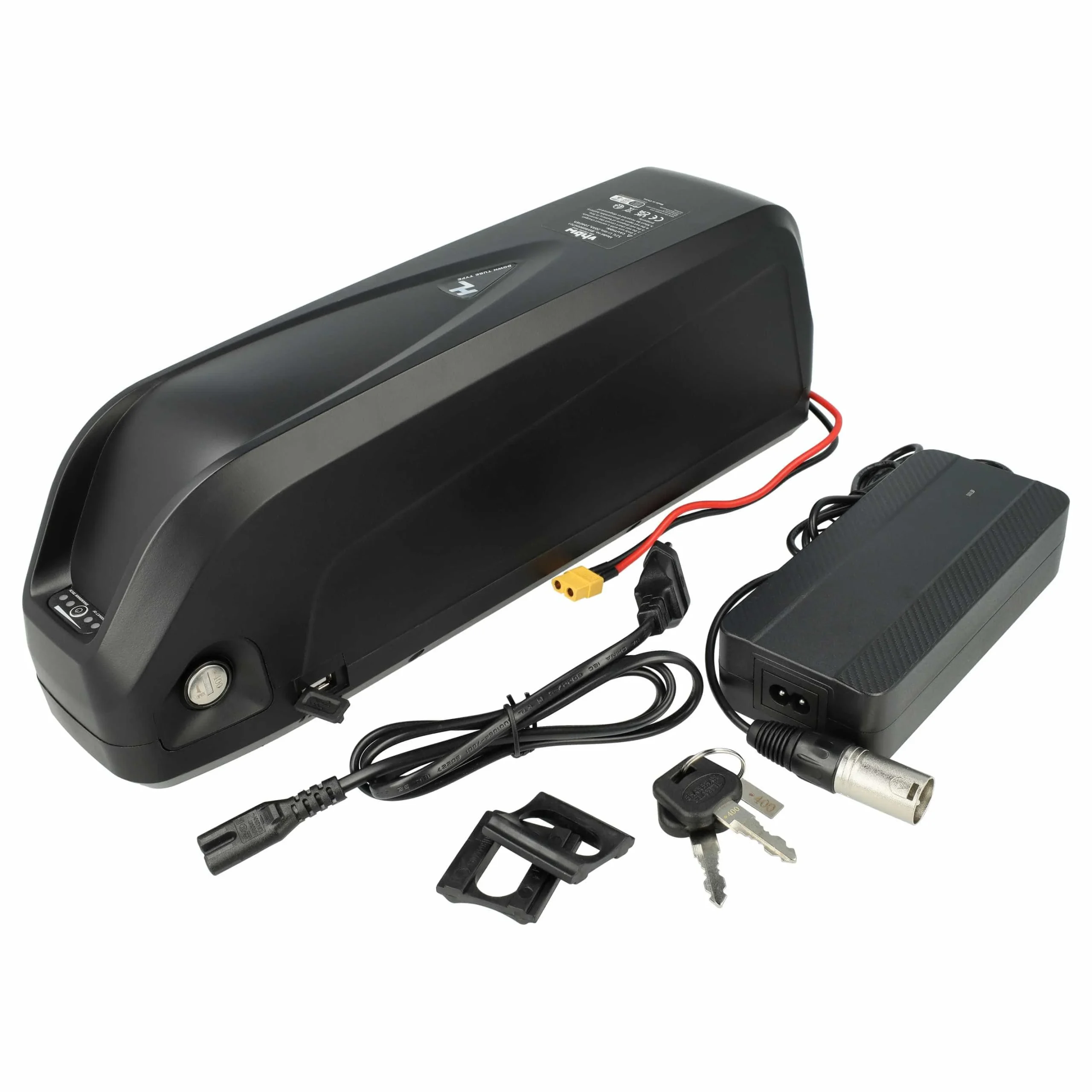 Batterie pour E-Bike avec moteur 250 - 1000 W - 20Ah 52V Li-ion chargeur noir