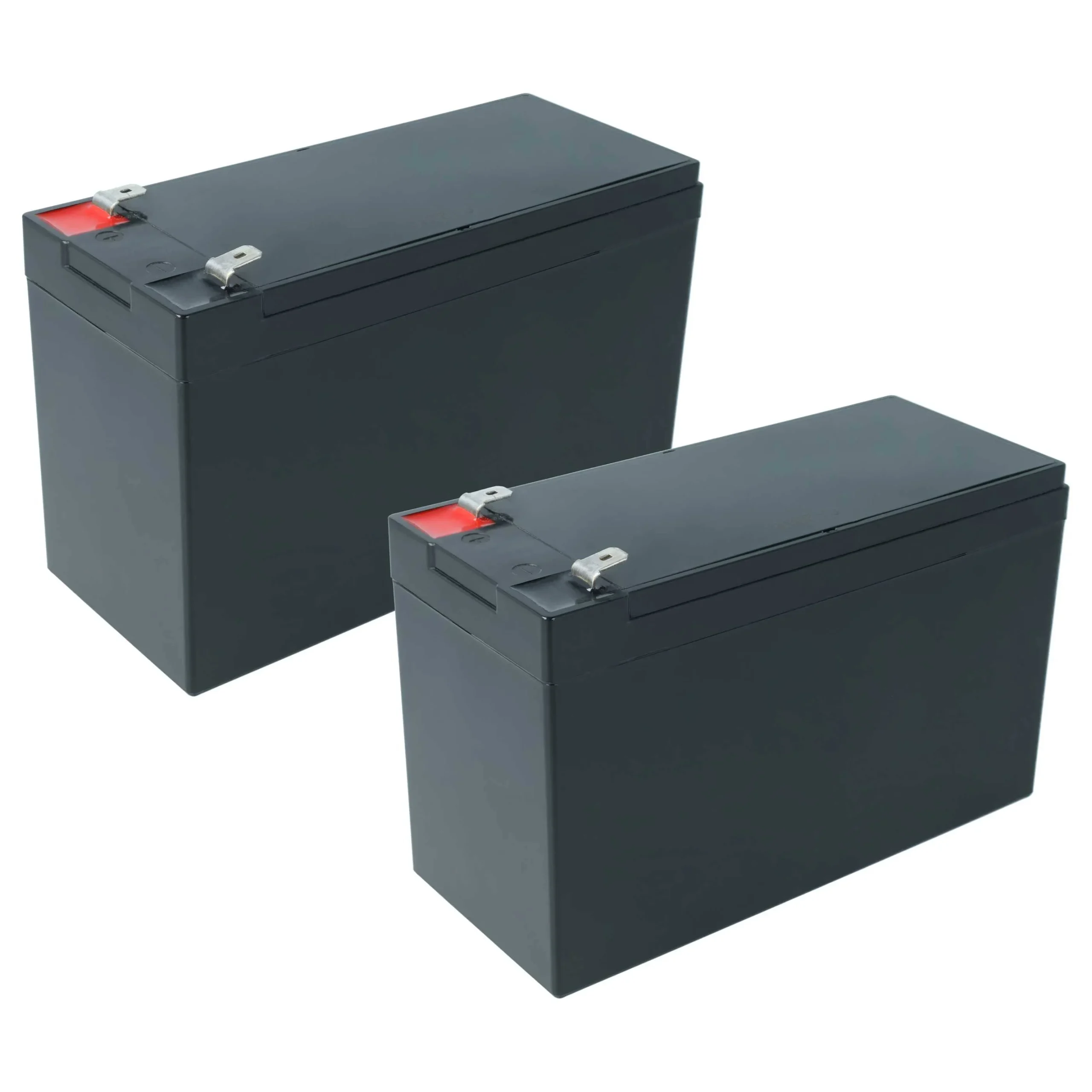 Batterie de bord (2 pièces) pour caravane, bateau, camping car, panneau solaire ABUS, systèmes d'alarme, trott - Batteries