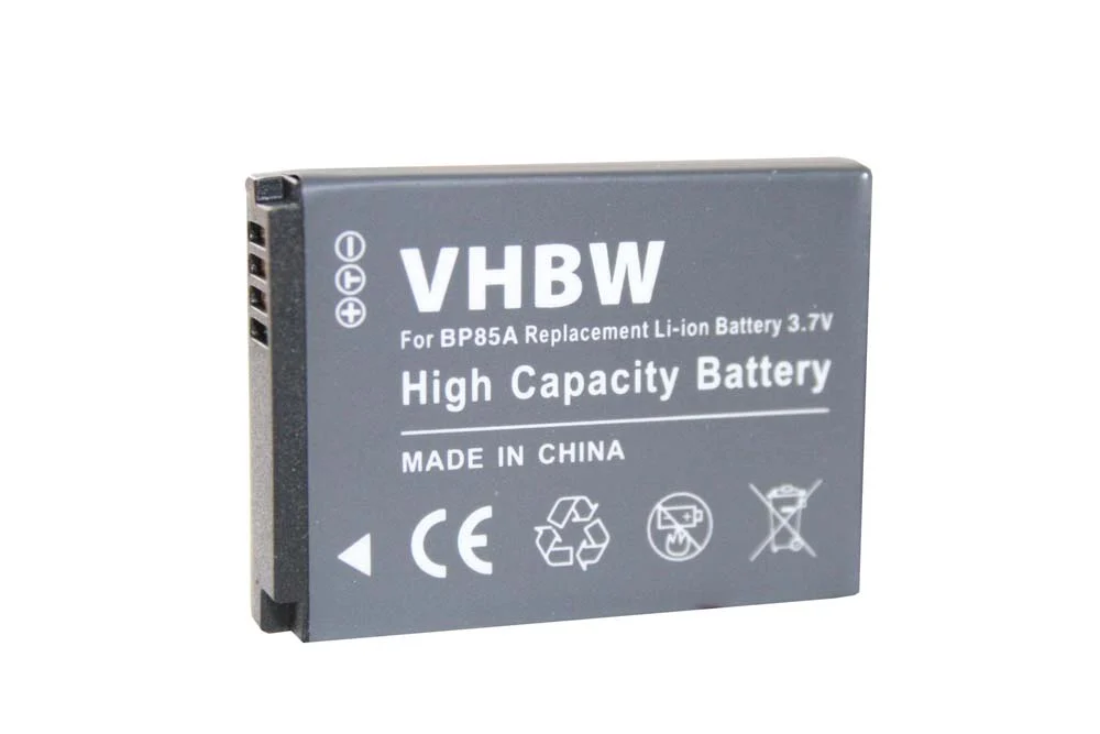 Batterie remplace Samsung IA-BP85a, EA-BP85a, BP85a, BP-85a pour appareil photo Samsung- 700mAh 3,7V Li-ion