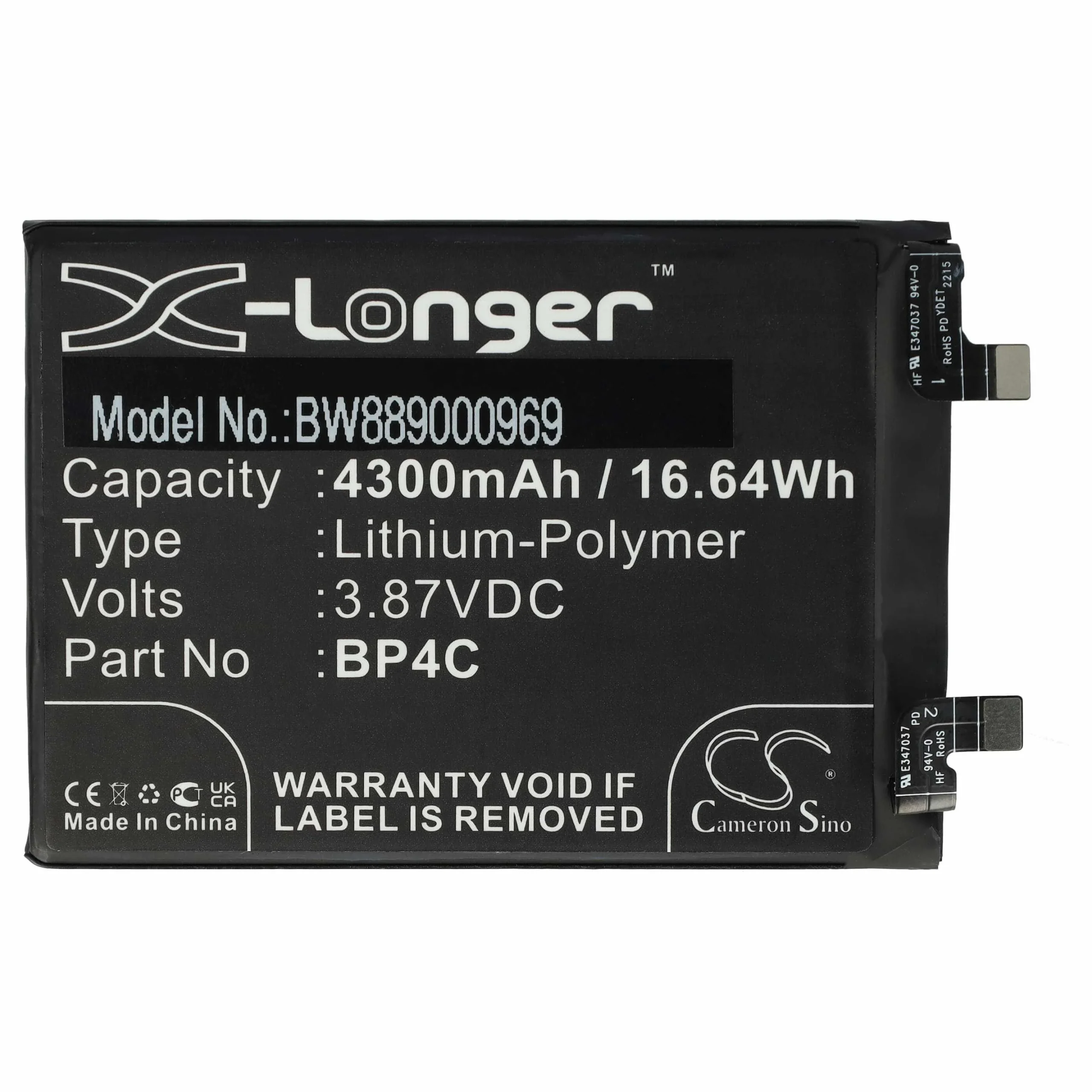 Batterie téléphone portable Redmi Note 11T Pro+ - 4300mAh 3,87V Li-polymère