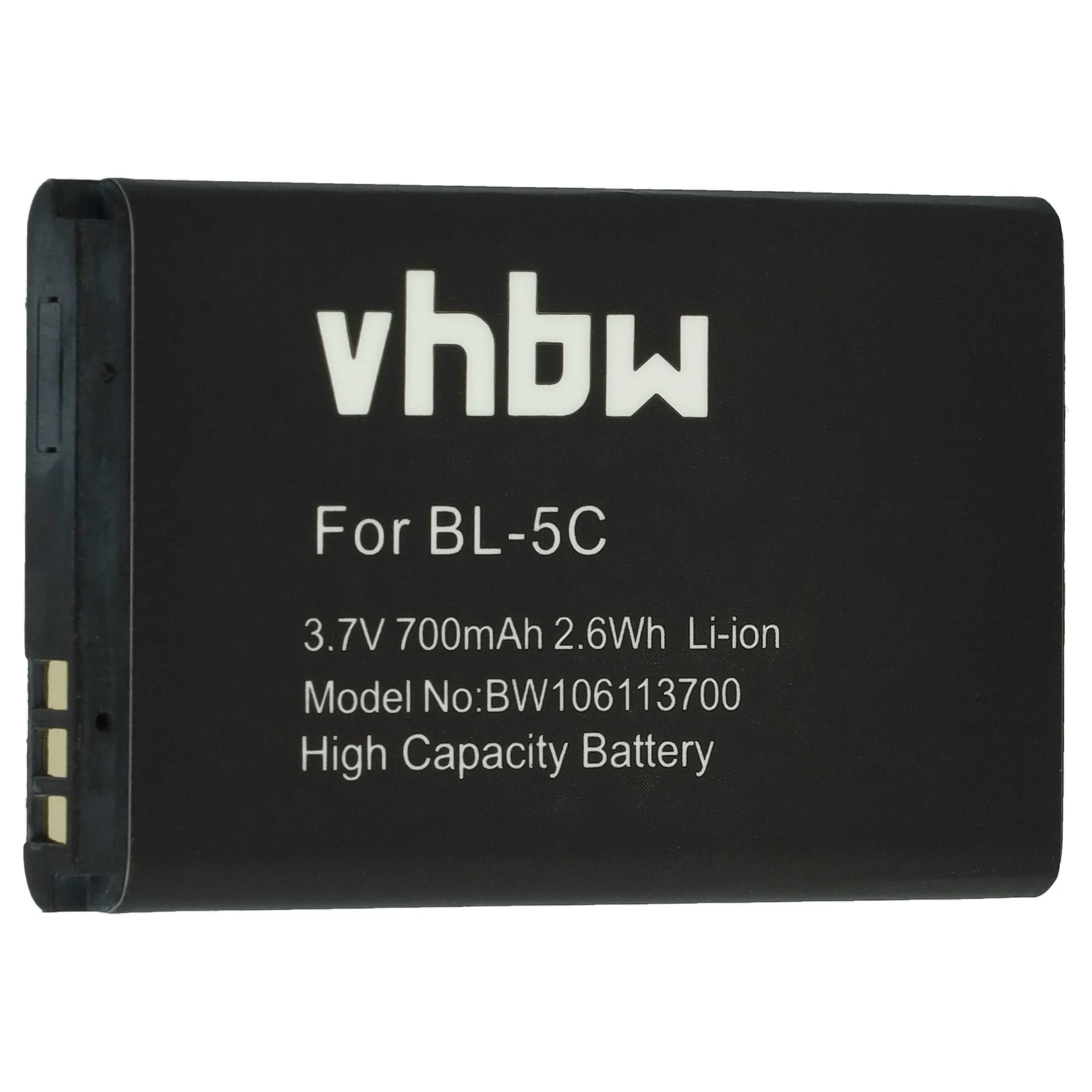 Batterie remplace Alcatel RTR001F01, 3BN67332AA, 10000058 téléphone portable Anycool - 700mAh 3,7V Li-ion