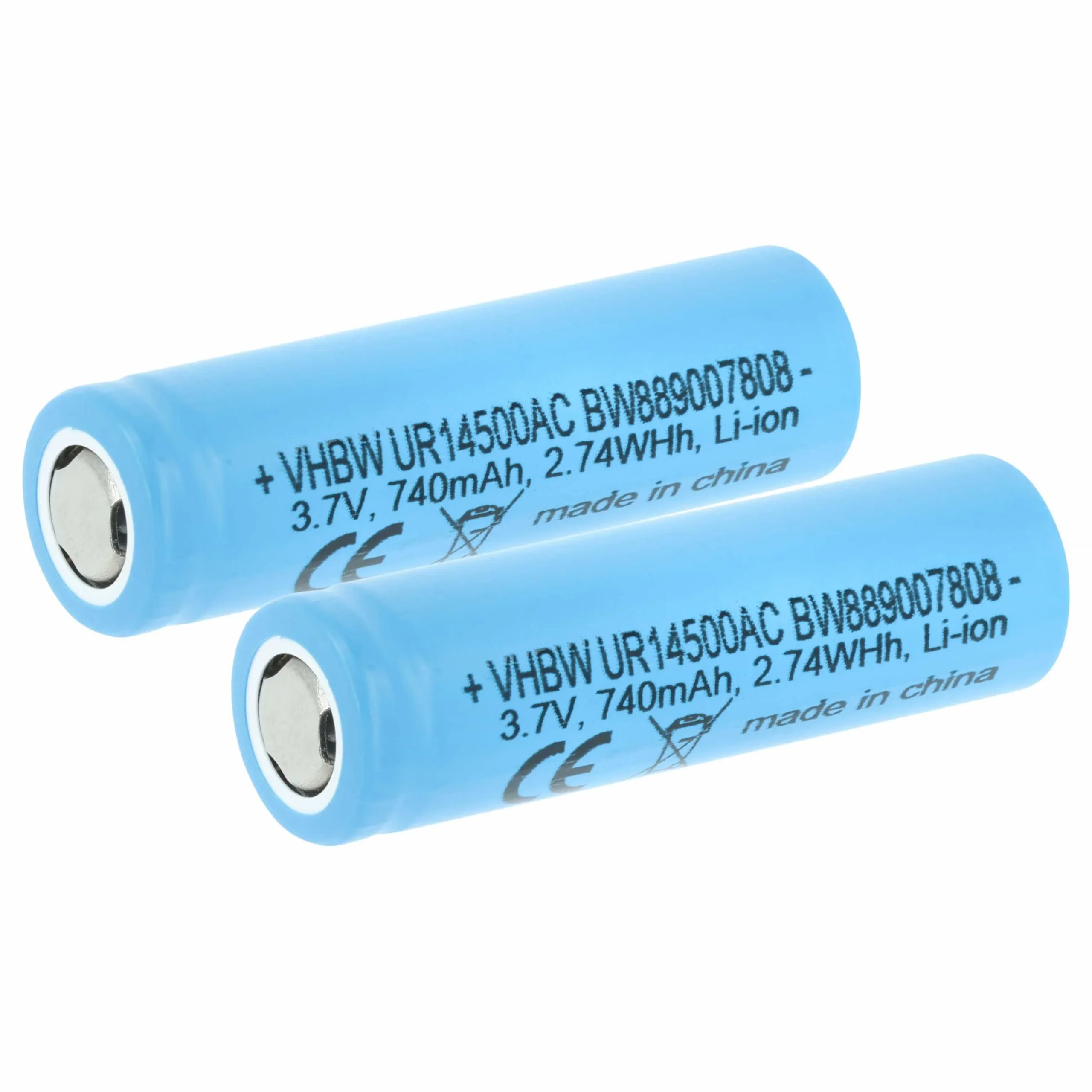 2x Batteries remplace Braun 81728497 pour brosse à dents Braun - 740mAh 3,7V Li-ion