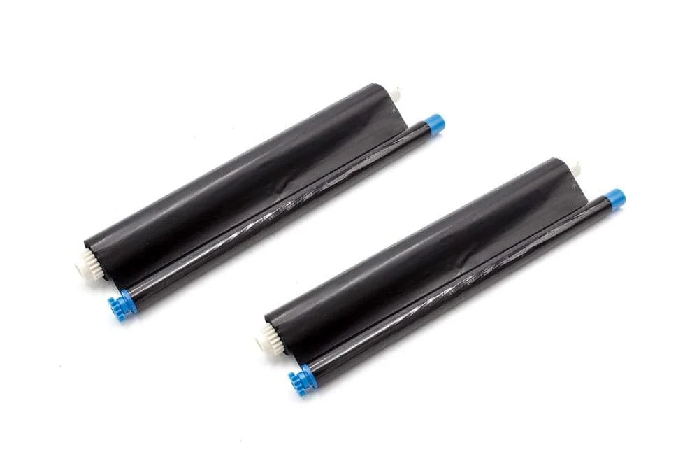 2x Rubans thermiques remplace Panasonic KX-FA52X, KX-FA52E, KX-FA52A, KX-FA52 pour imprimante fax - 30 m