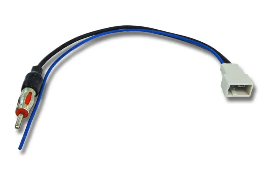 Adaptateur d'antenne pour autoradio Honda, Mazda, Suzuki 2008+ GT 13 (m) vers DIN 150 Ohm - vhbw
