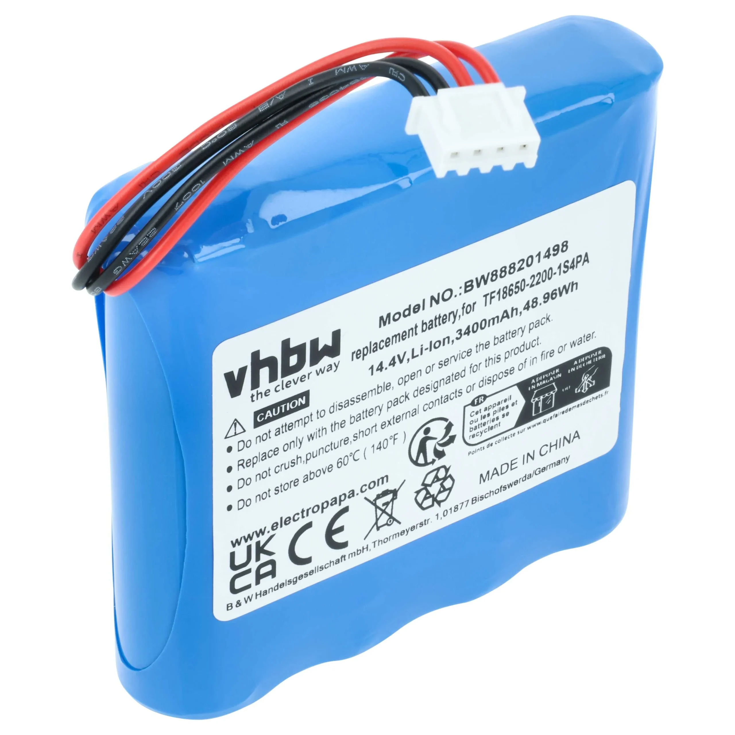 Batterie radio - 3400mAh 14,4V Li-ion
