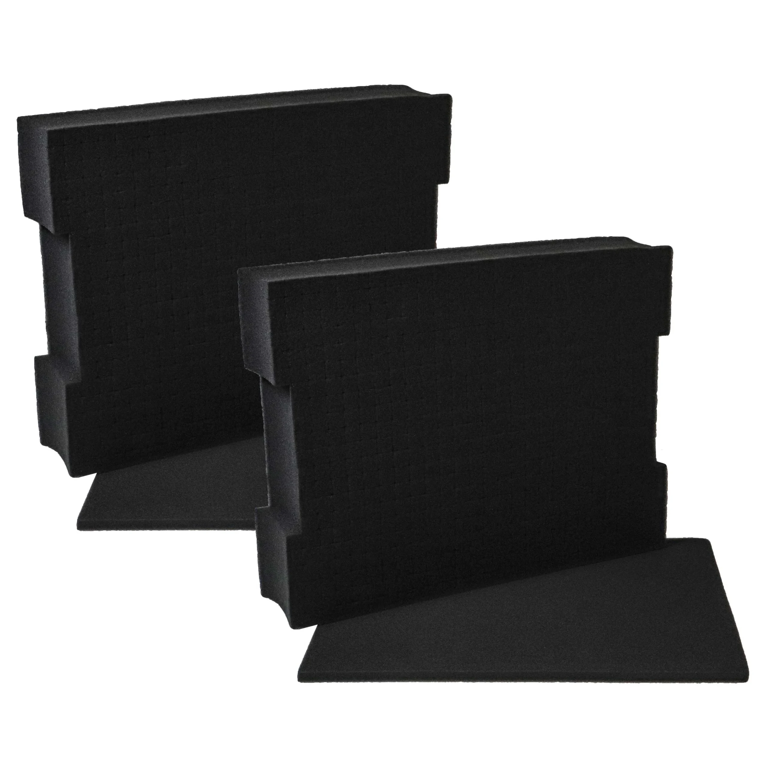 2x Fond de rangement avec plaque inférieure remplace Bosch 1600A001S1 pour caisse à outils Bosch - mousse