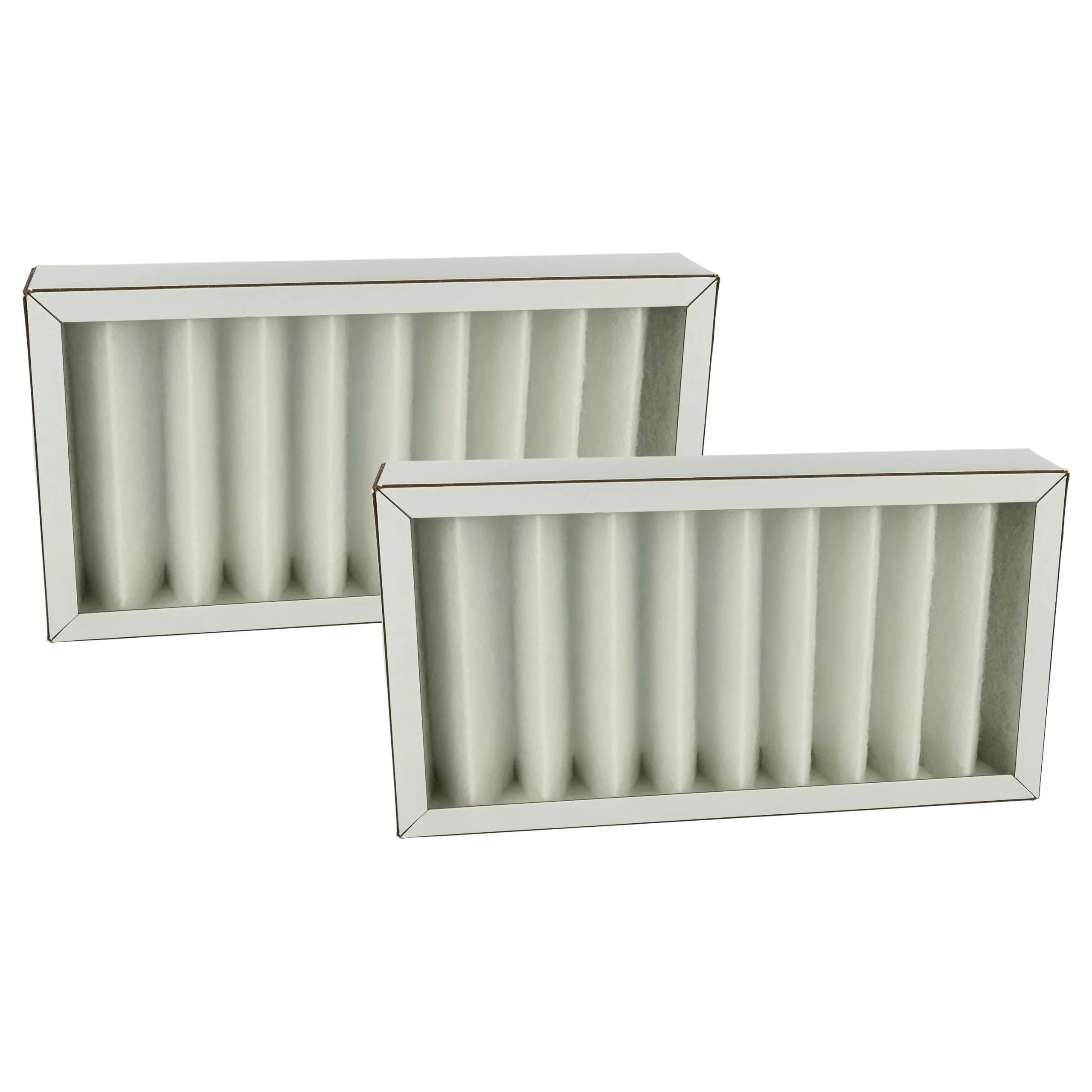2x Filtre à air remplace Pluggit APFG4F7-190 pour aération Pluggit - Classe filtre G4, blanc