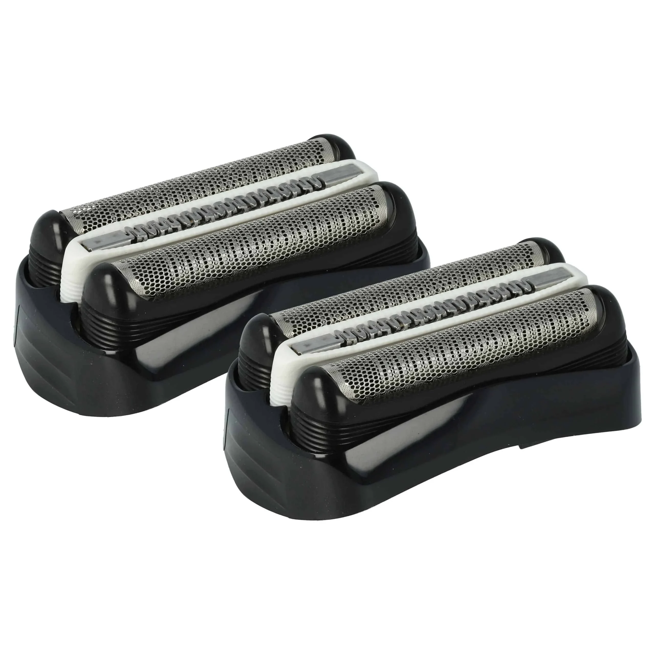 2x Têtes de rasoir remplace Braun 32B, 32S pour rasoir électrique Braun - noir