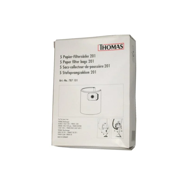 Maxi sac X5 20 L pour aspirateur Vortice et Thomas - Promos