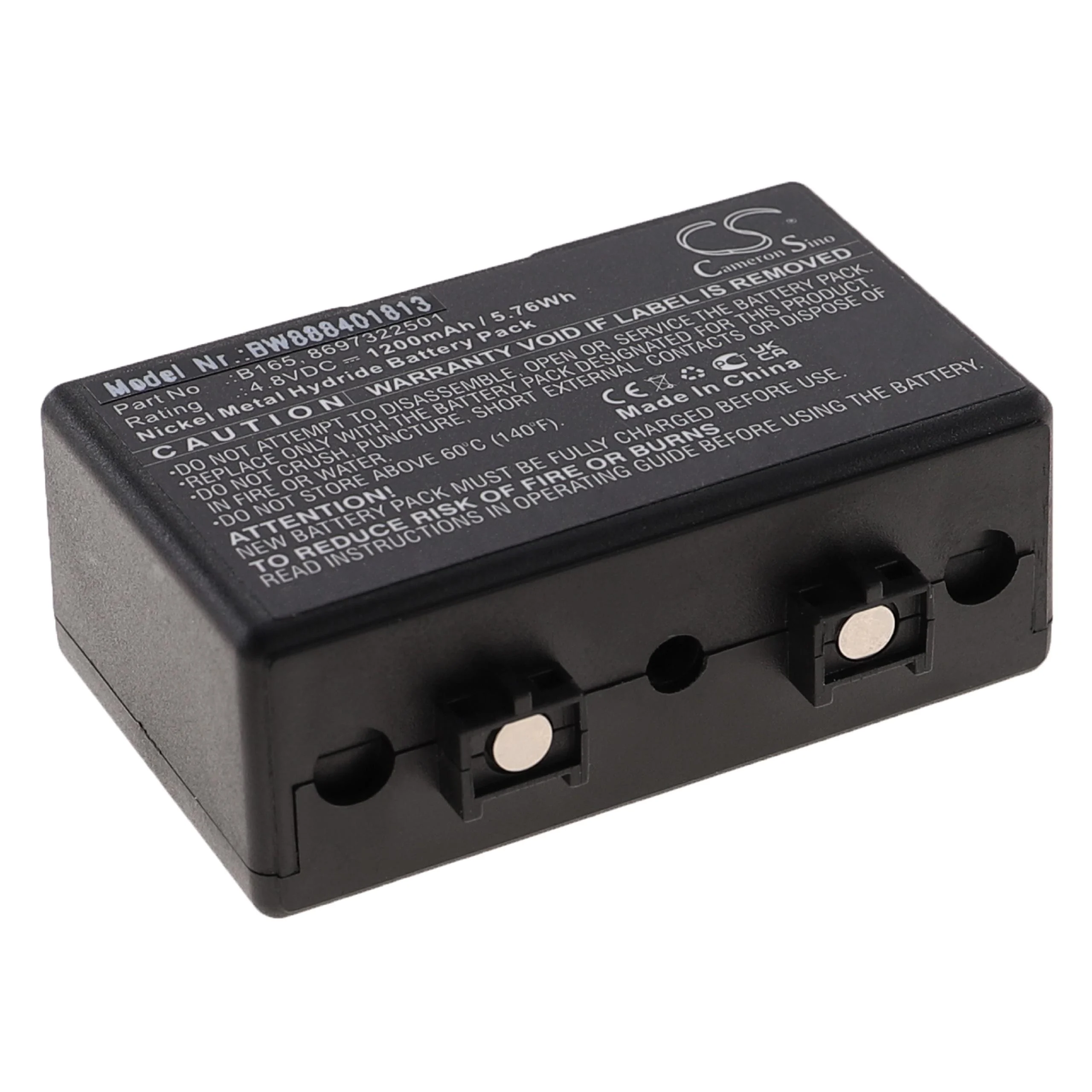 Batterie remplace Bosch 8697322501, 8697322963, 8697322504 pour radio talkie-walkie Bosch- 1200mAh 4,8V NiMH