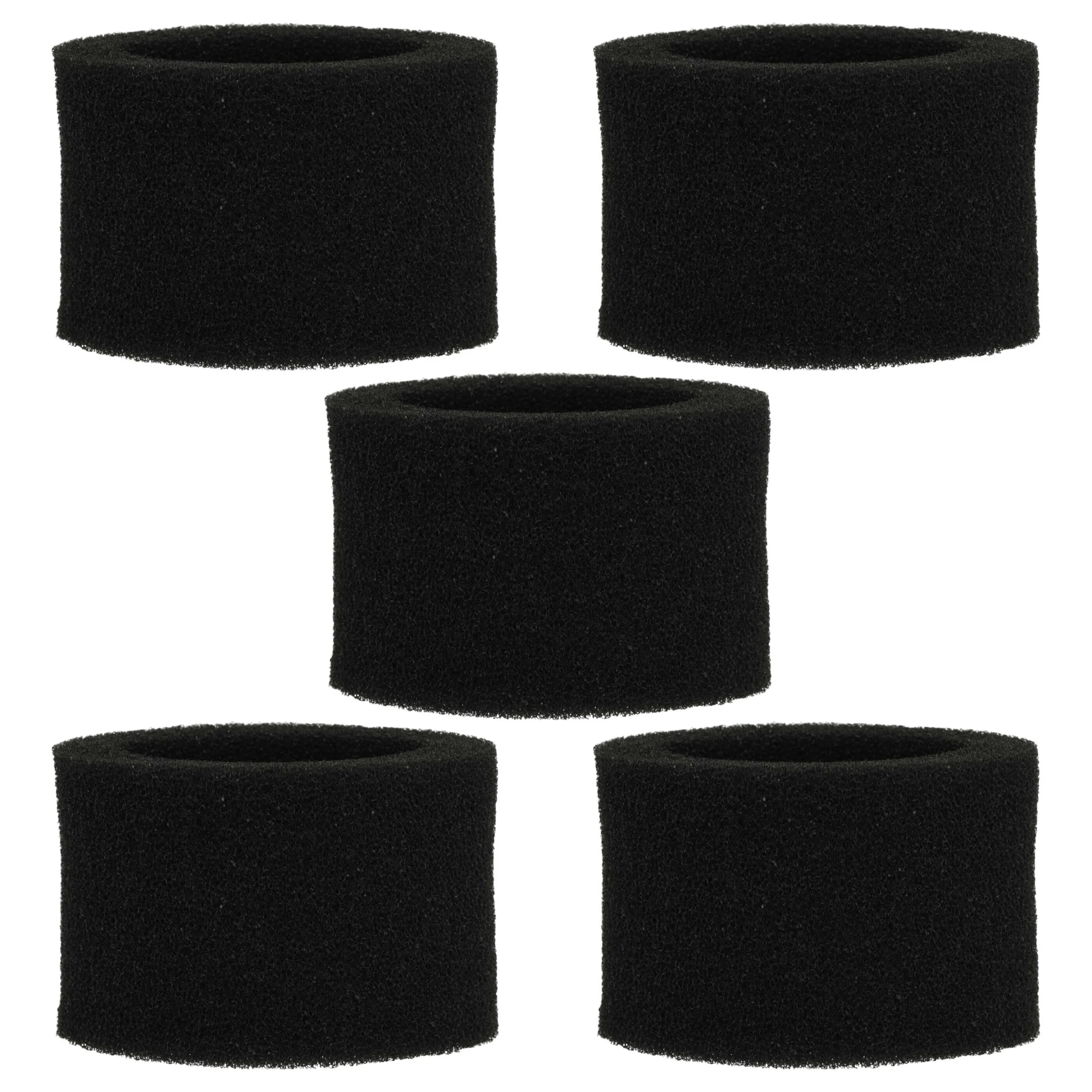 5x Filtre remplace Mio Star/Severin 5326-048, 9000030649, 5326048 pour aspirateur - anneau en mousse
