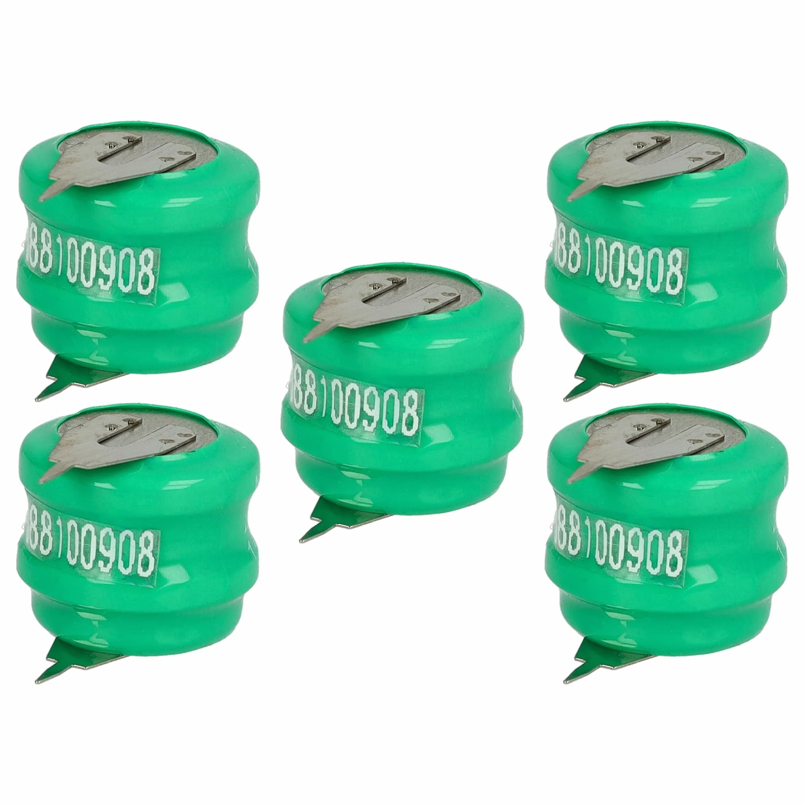 5x Piles bouton de type V80H pour le modélisme et autres - 80mAh 2,4V NiMH