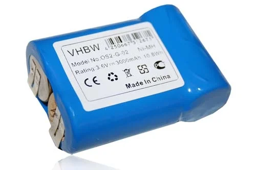Batterie remplace AEG 520104 pour aspirateur AEG - 3000mAh 3,6V NiMH