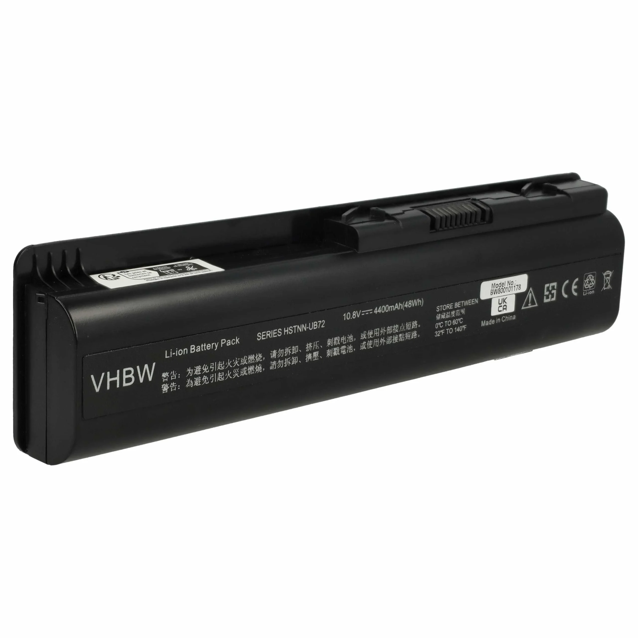 Batterie remplace HP 462890-541, 462890-542 pour ordinateur portable HP CompaQ- 4400mAh 10,8V Li-ion, noir
