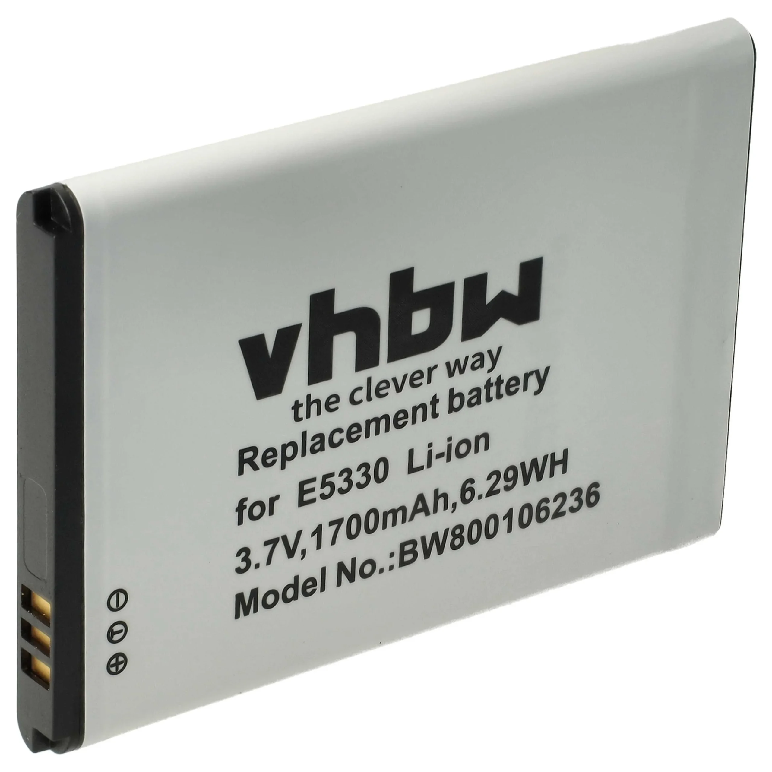 Batterie remplace Huawei HB554666RAW, HB5F2H routeur modem - 1700mAh 3,7V Li-ion