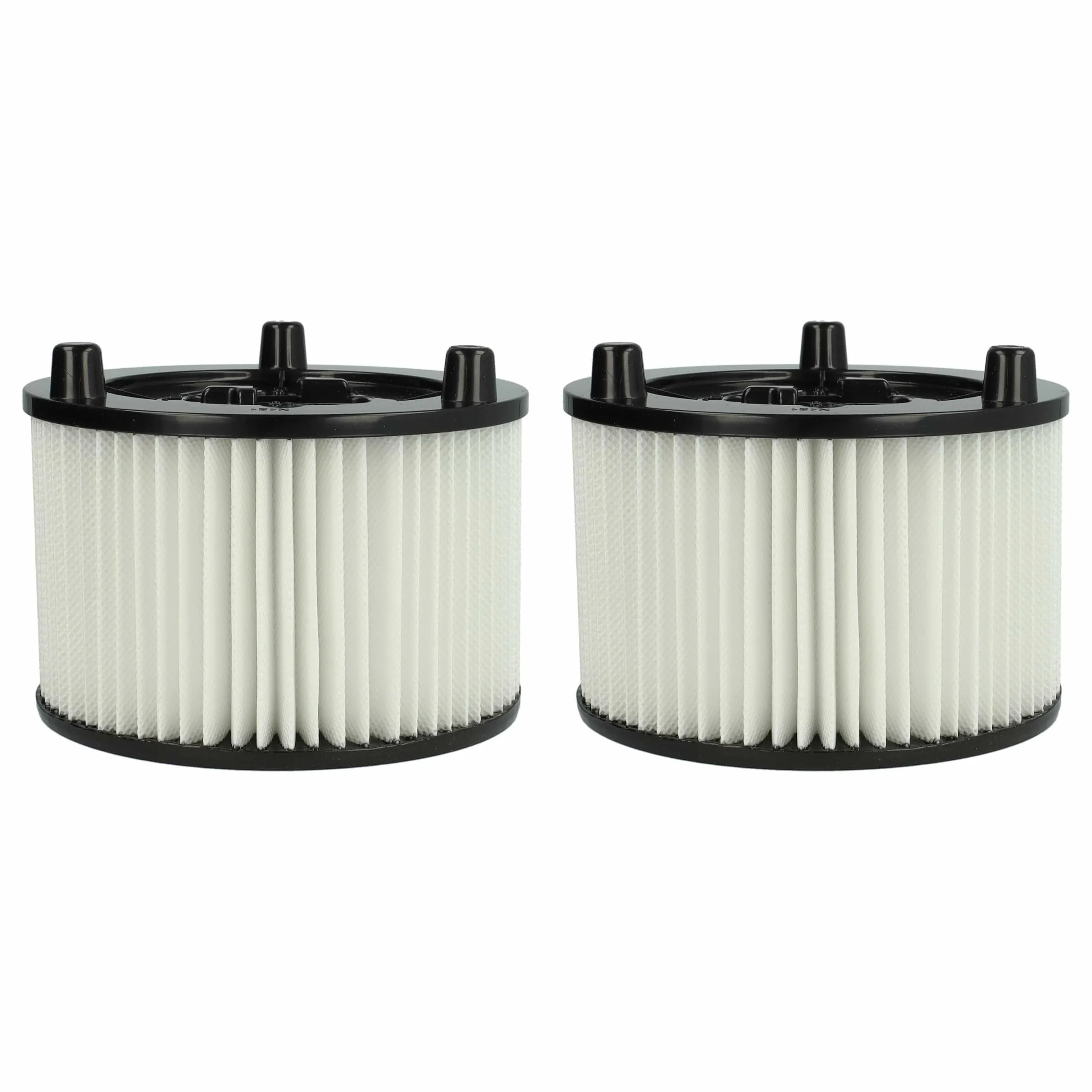2x Filtre remplace Bosch 2609256F35 pour aspirateur Bosch - filtre plissé, blanc