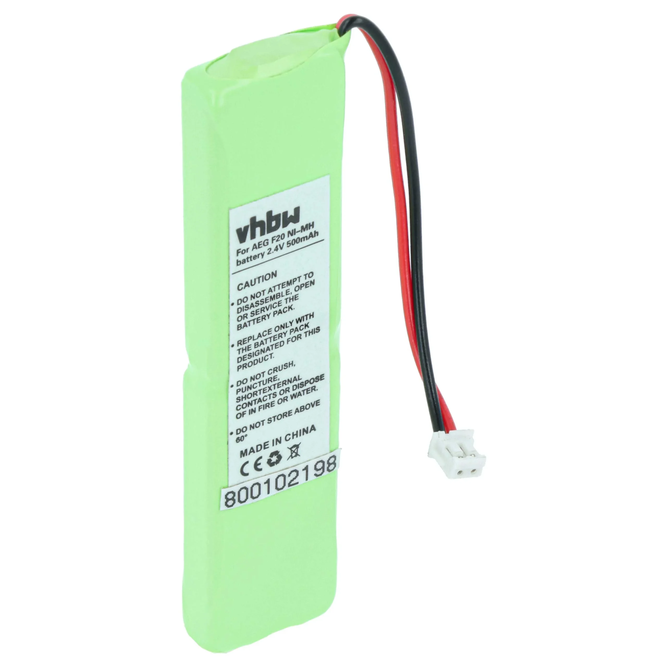 Batterie remplace pour téléphone Grundig - 500mAh 2,4V NiMH