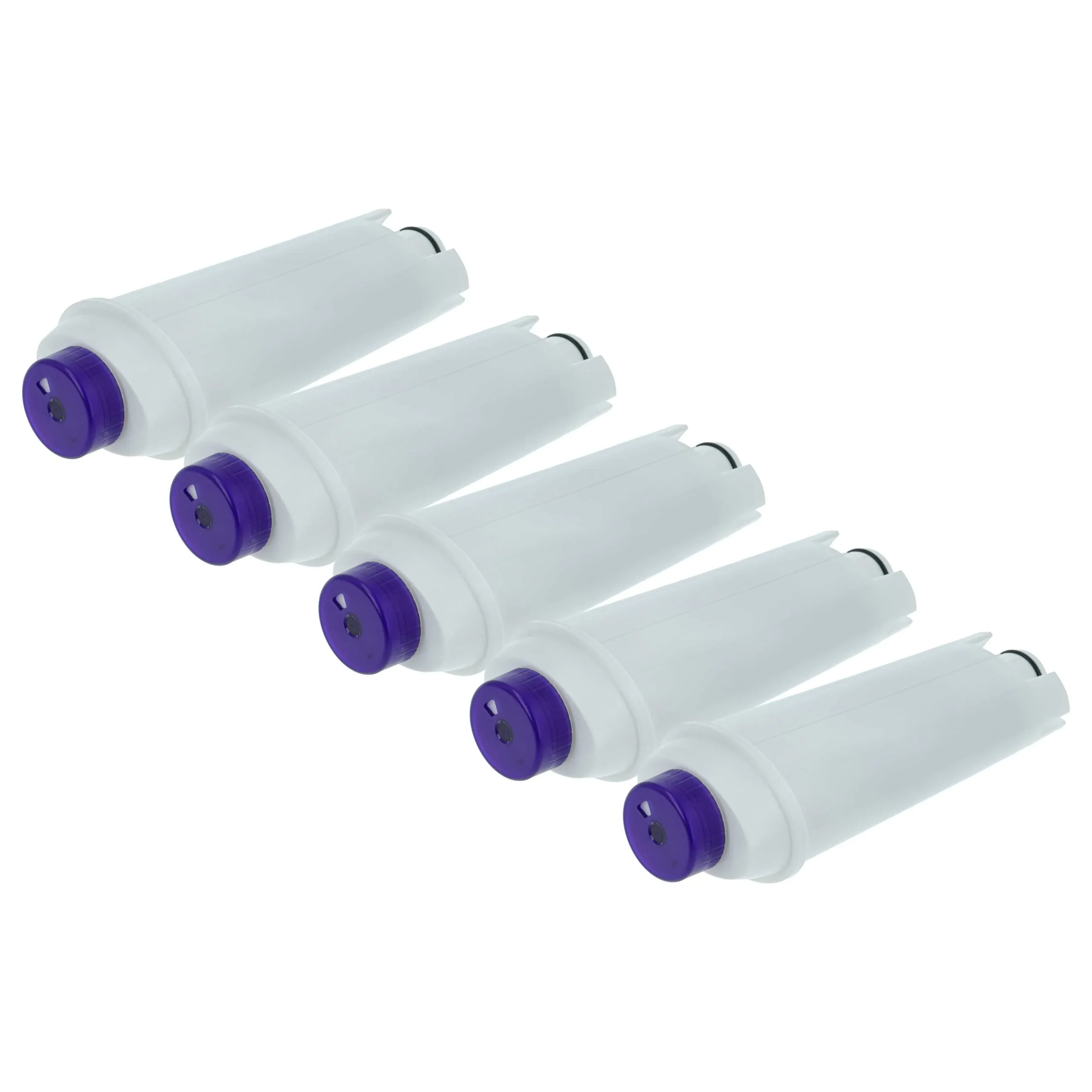5x Filtres à eau remplace Aiitomg RB0001 pour machine à café DeLonghi – blanc - Accessoires appareils ménagers