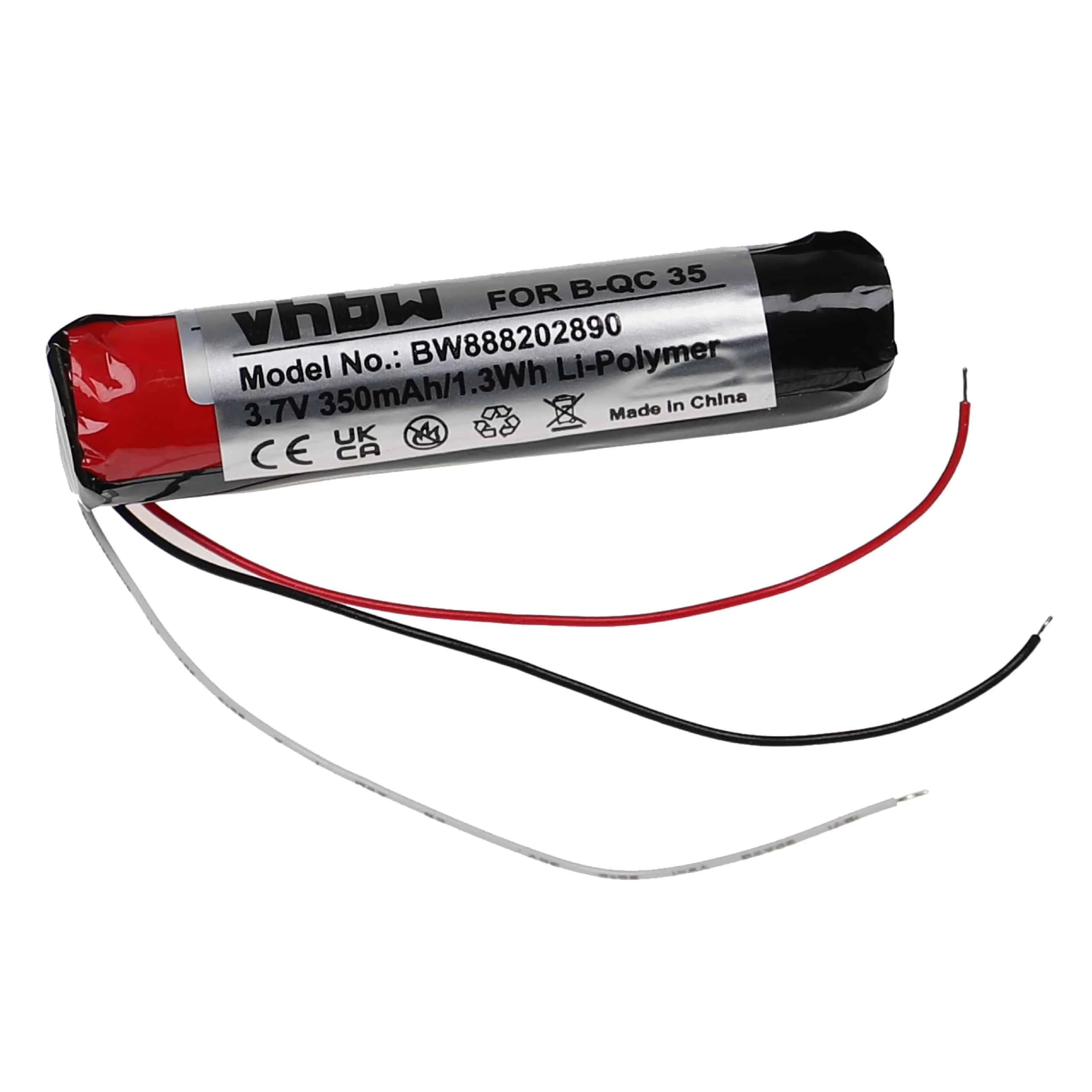 Batterie remplace Bose AHB110520CPS casque audio Bose - 350mAh 3,7V Li-polymère