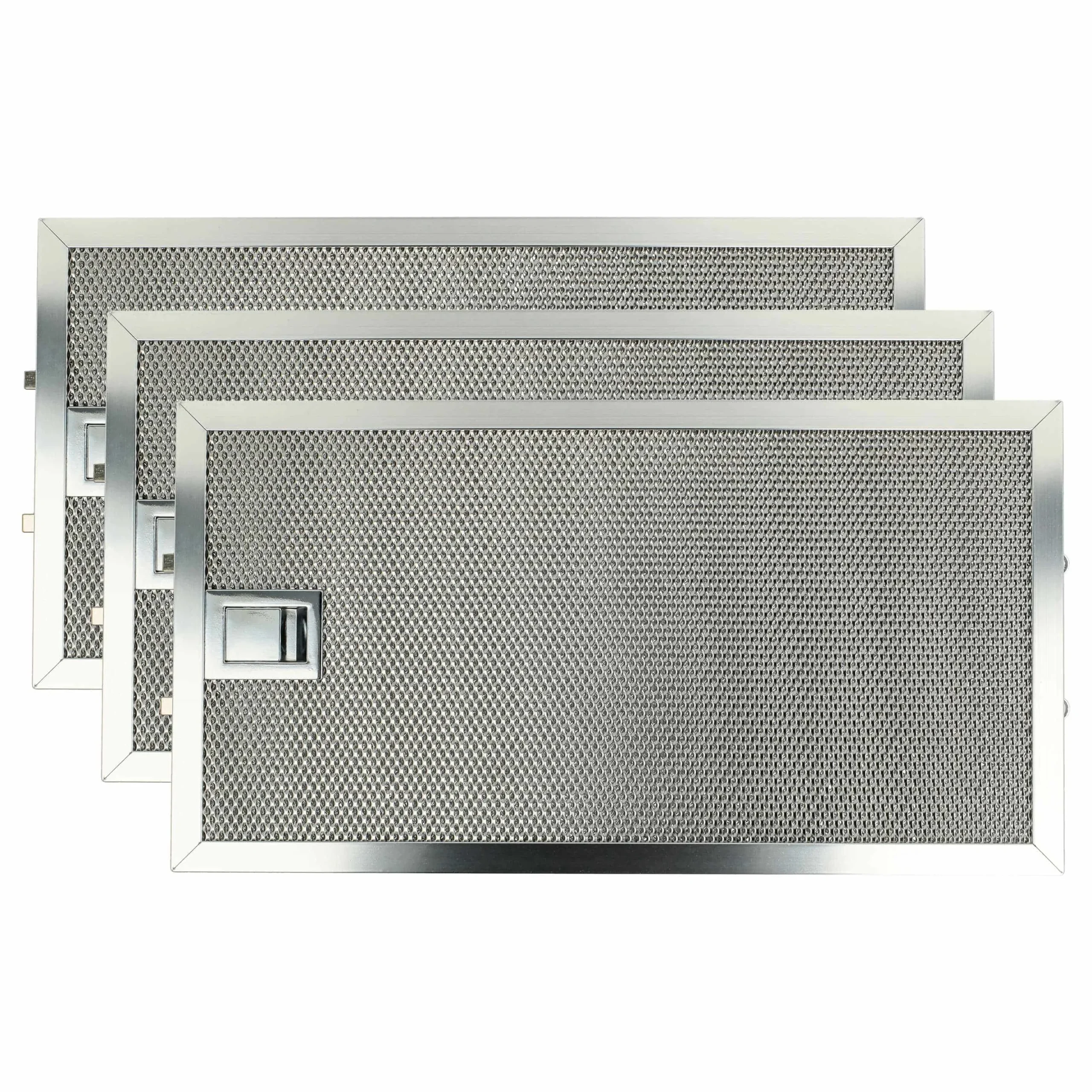 3x Filtres métal remplace Miele 8258211 pour hotte aspirante - Accessoires appareils ménagers