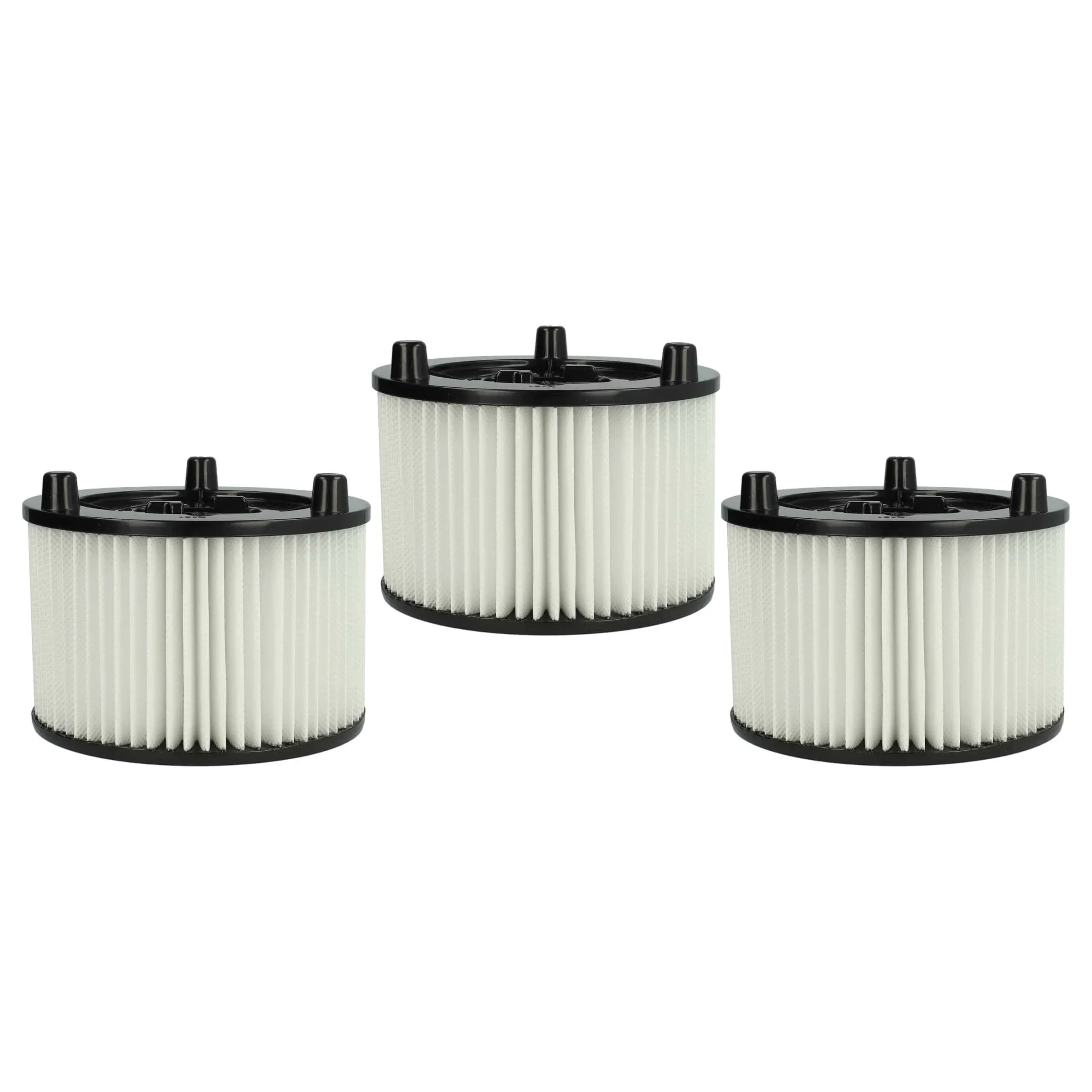 3x Filtre remplace Bosch 2609256F35 pour aspirateur Bosch - filtre plissé, blanc
