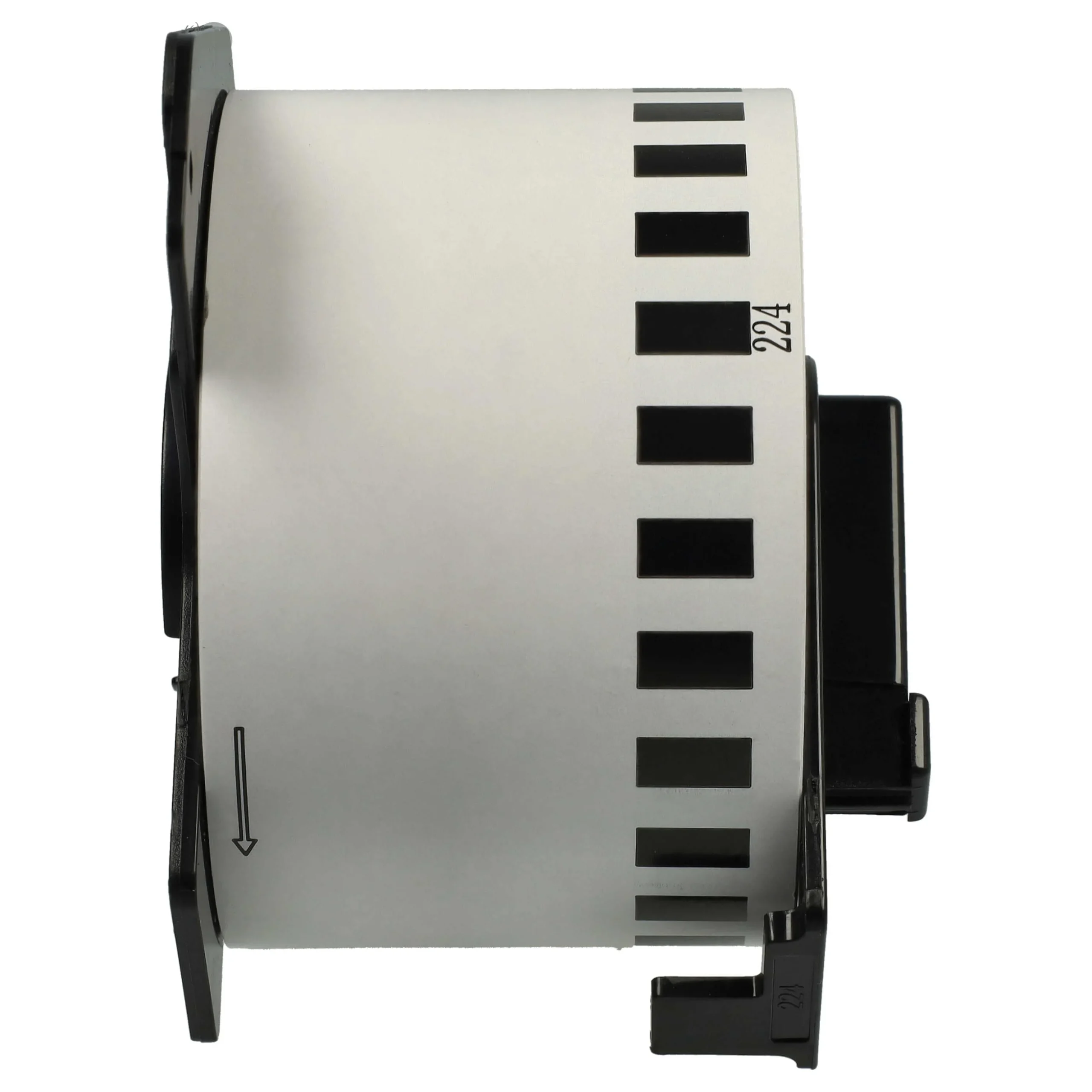 Étiquette remplacent Brother DK-N55224 pour imprimante étiqueteuse - 54mm x 30,48m + support