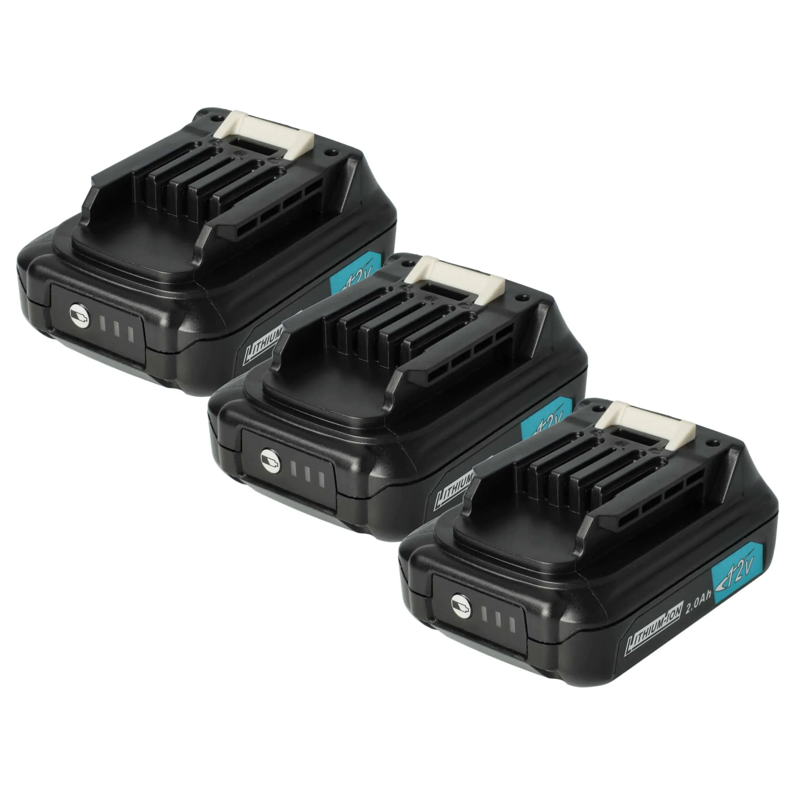 Batterie (3 pcs.) remplace Makita 197396-9, 197390-1, 197394-3 outil électrique Makita - 2Ah 12V Li-ion