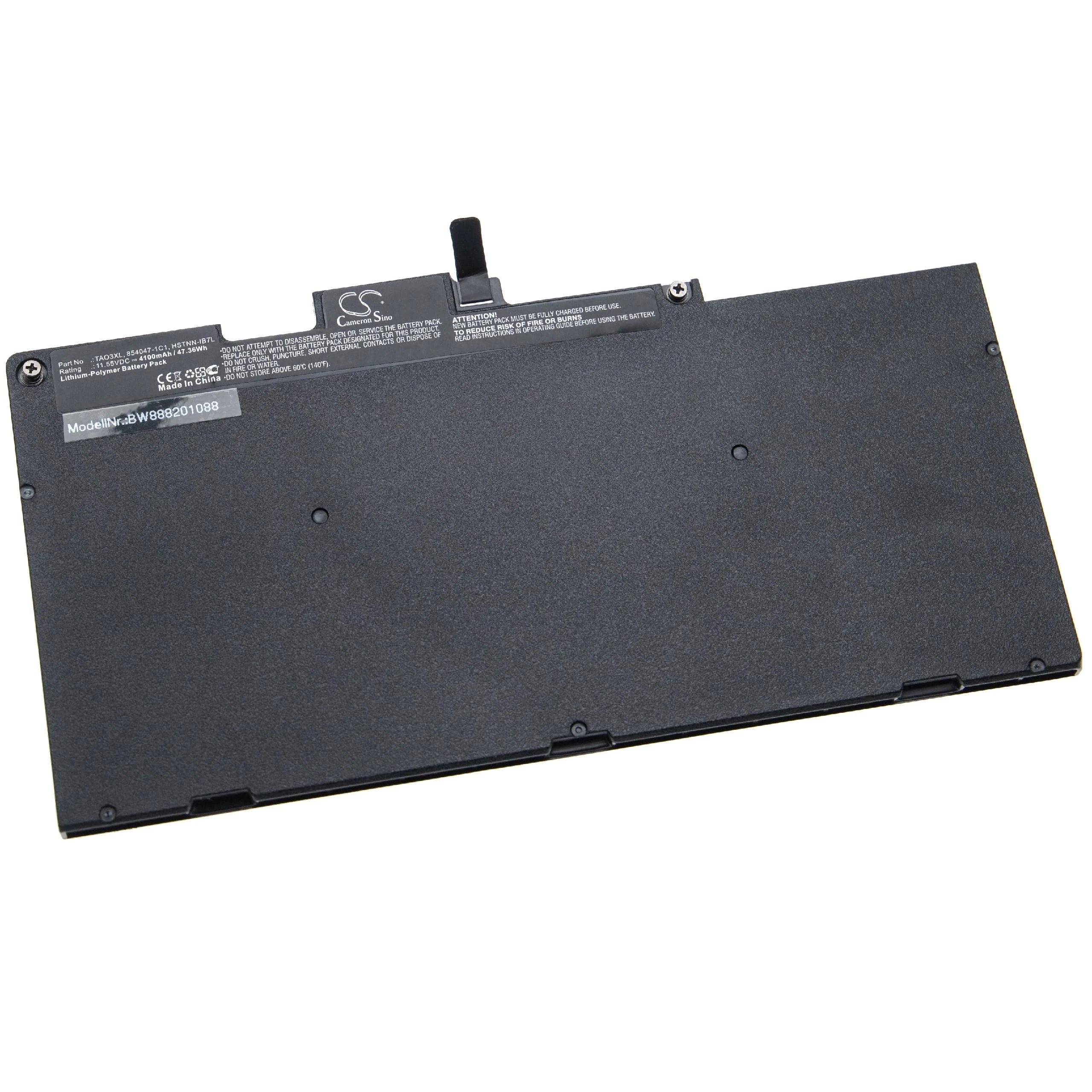 Batterie remplace HP CS03XL, HSTNN-I33C-5 pour ordinateur portable HP- 4100mAh 11,55V Li-polymère, noir