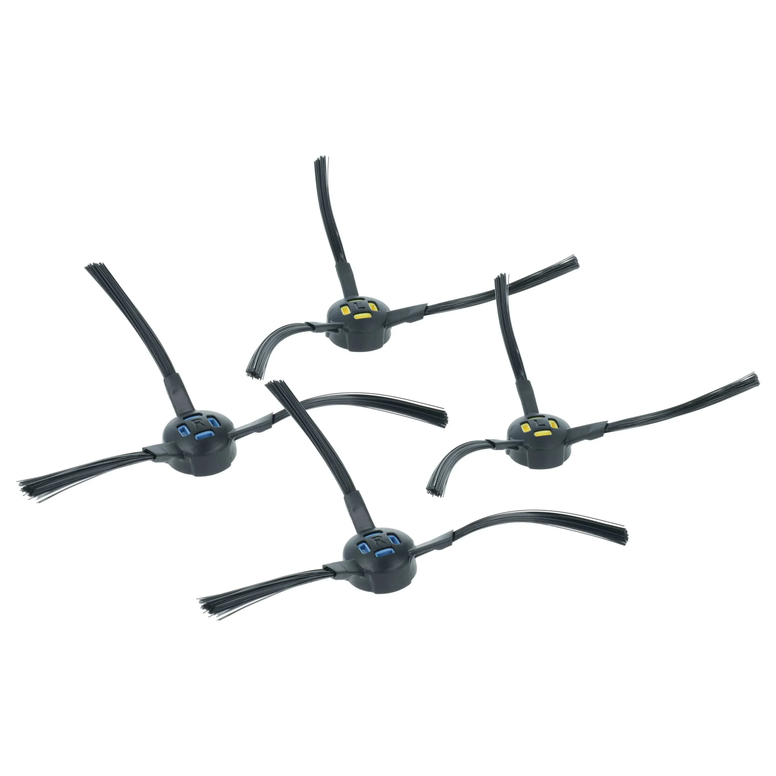4x Brosses latérales à 3 bras (droit et gauche) pour iLife, Zaco V80 - Accessoires pour aspirateur