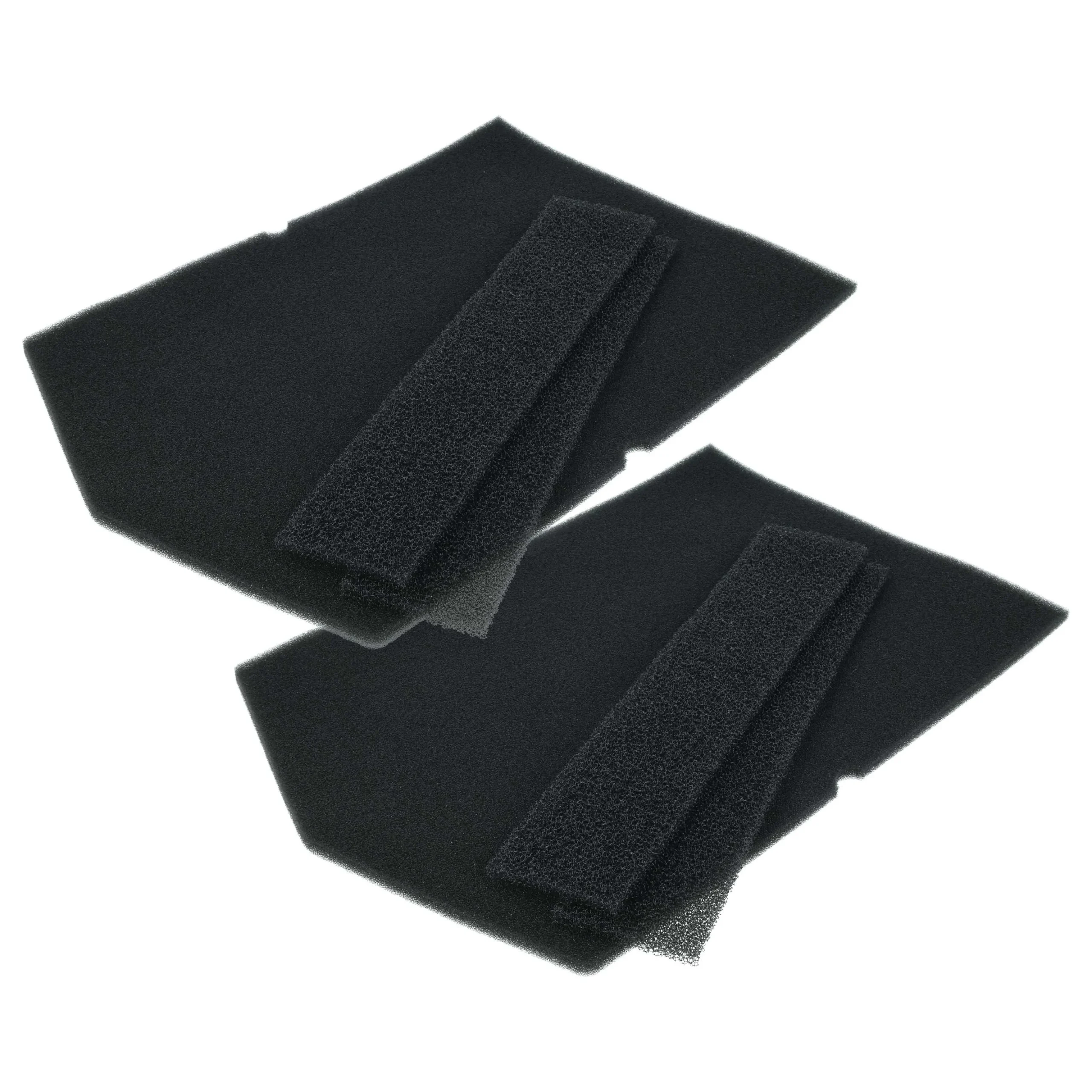 Set de filtres (6x filtre mousse) remplace Miele 7358901, 9688381, 9057930 - Accessoires appareils ménagers