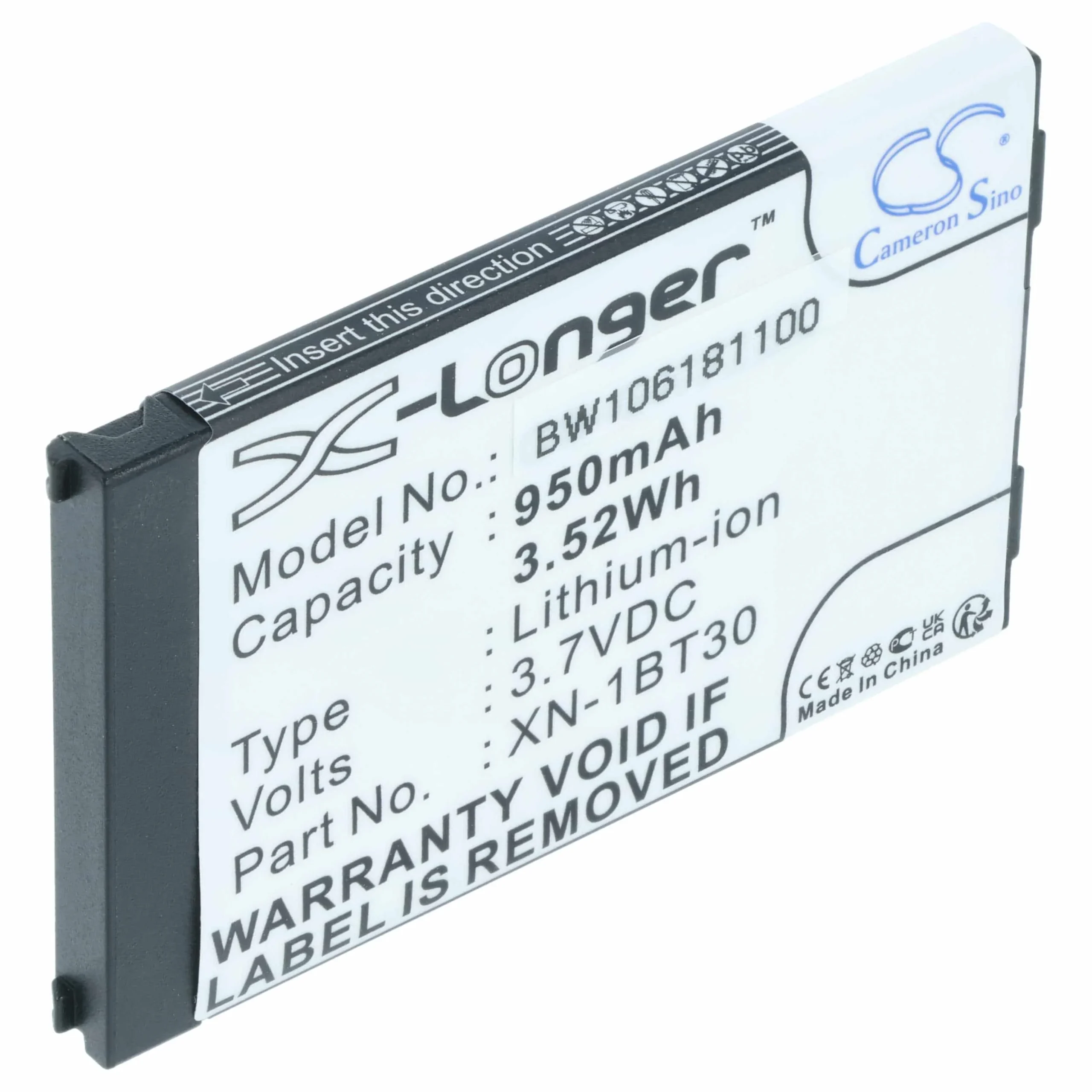 Batterie remplace Sharp XN-1BT30, CE-BL150 téléphone portable Sharp - 950mAh 3,7V Li-ion