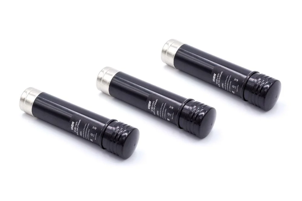 Batterie (3 pcs.) remplace Black & Decker 151995-02, 1519950-3 outil électrique Hetronic - 2,1Ah 3,6V NiMH