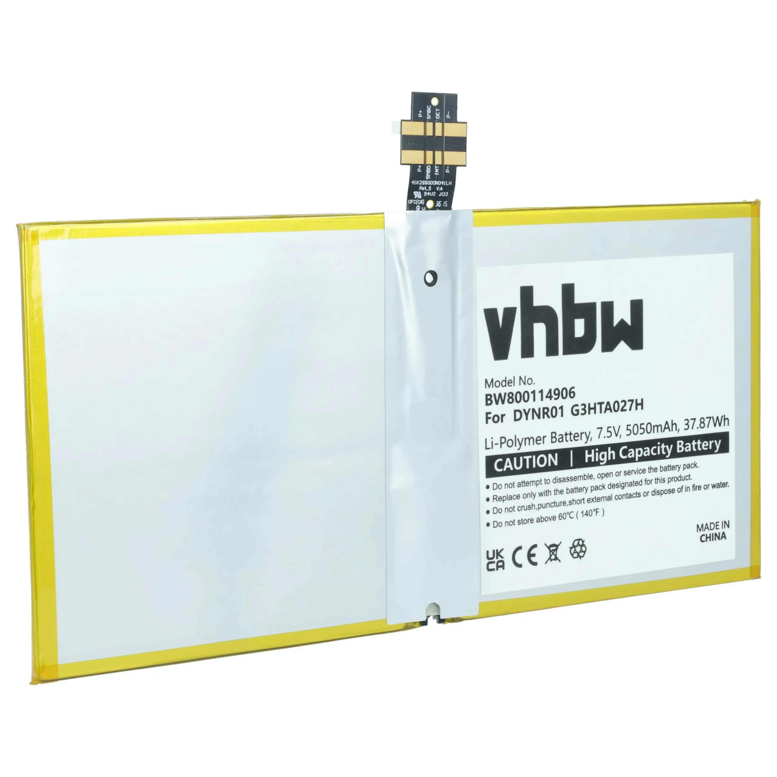 Batterie remplace Microsoft G3HTA027H, DYNR01 tablette - 5050mAh 7,5V Li-polymère