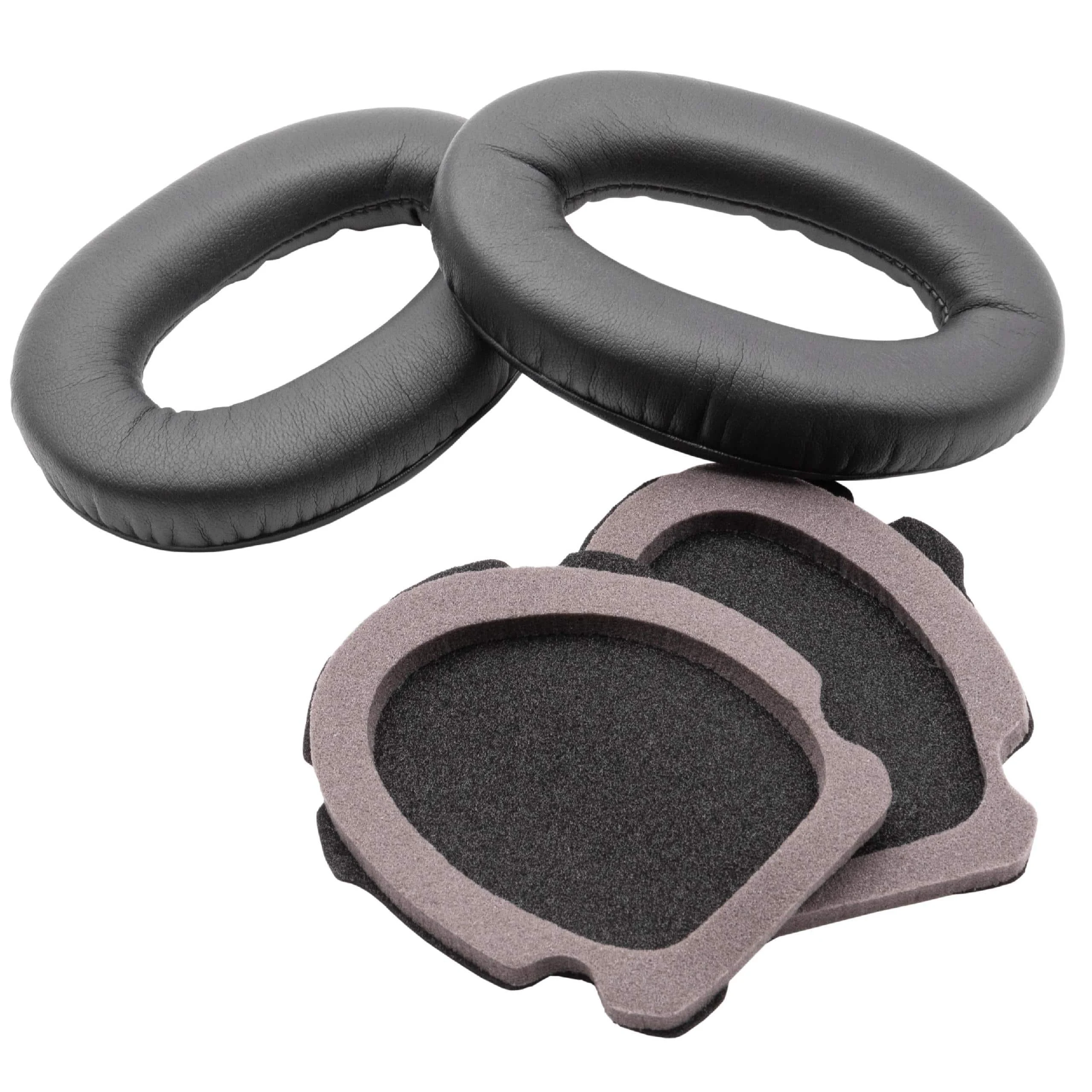Coussinets d'oreille pour casques écouteurs Bose Aviation Headset X A10, X A20 - noir