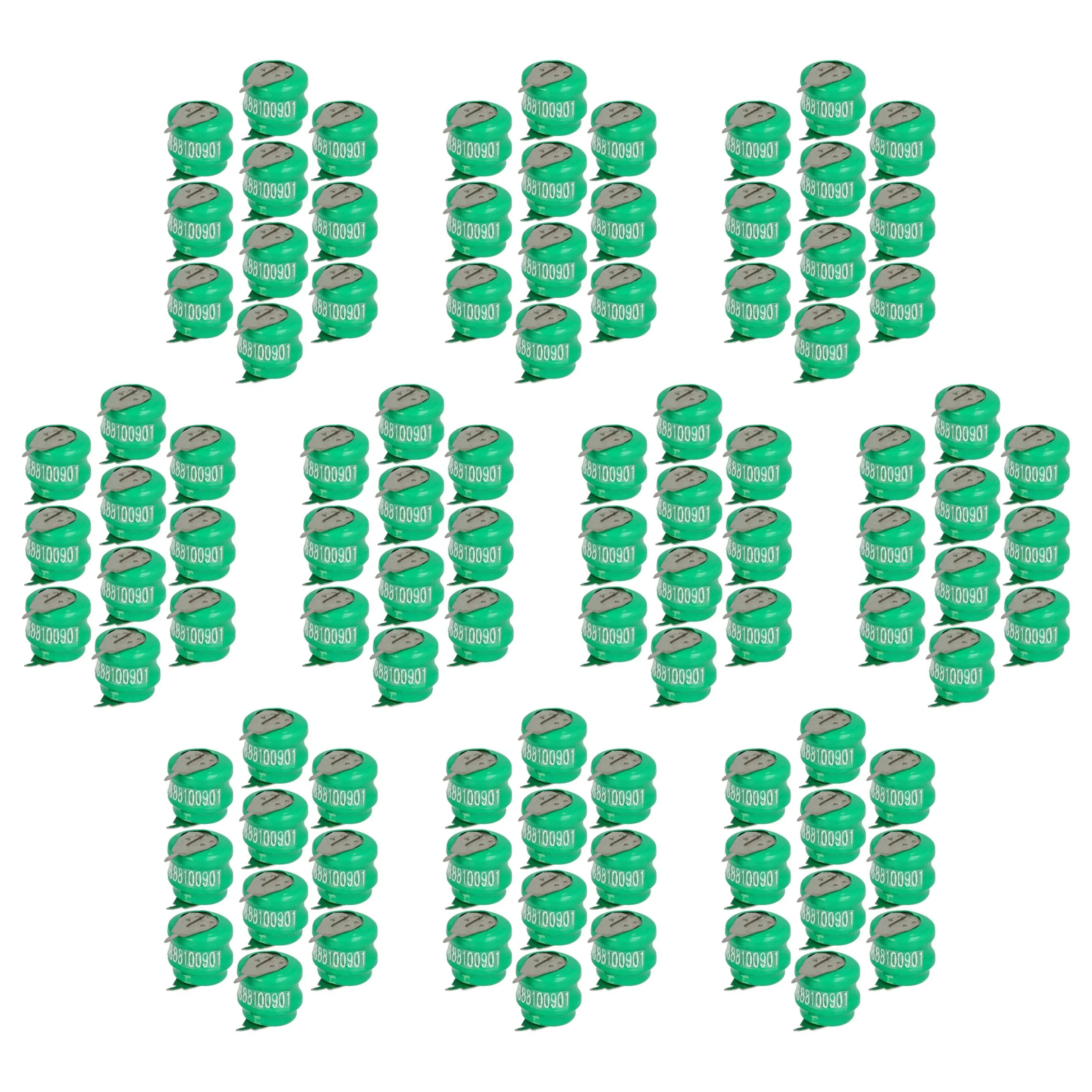 100x Piles bouton de type V40H pour le modélisme et autres - 40mAh 2,4V NiMH