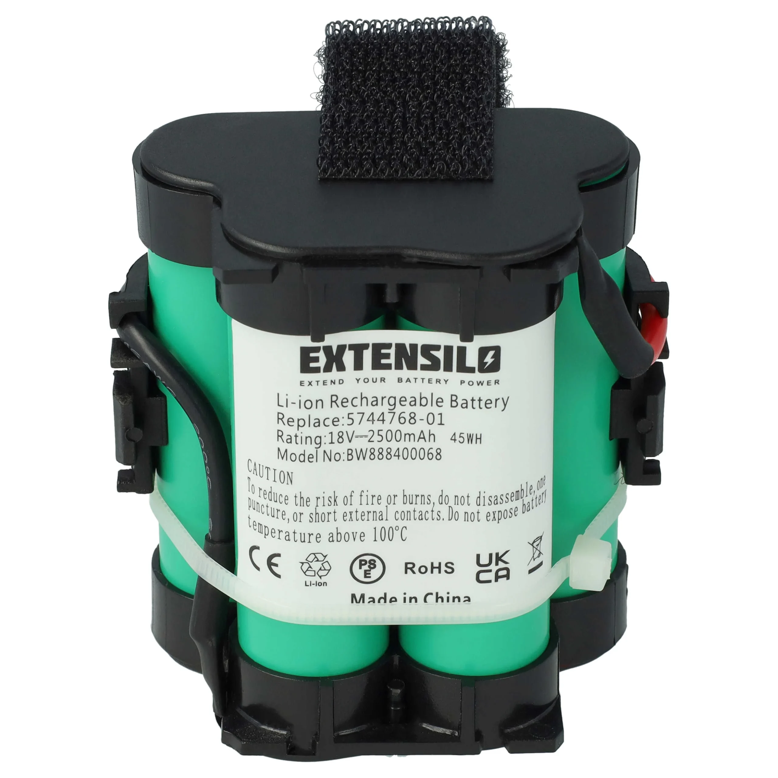 Batterie pour outil de jardinage Gardena R40Li, Husqvarna Automower, Flymo 1200R - 2500mAh 18V Li-ion
