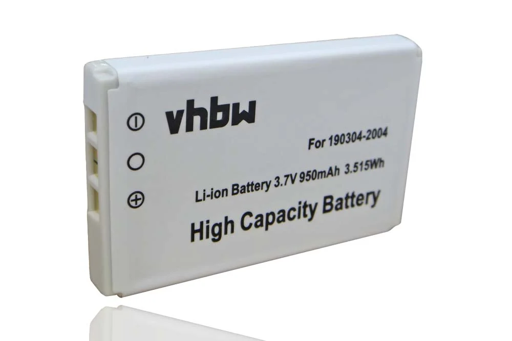 Batterie remplace Logitech 1903040000, 190304-0004 pour télécommande Harman Kardon- 950mAh 3,7V Li-ion