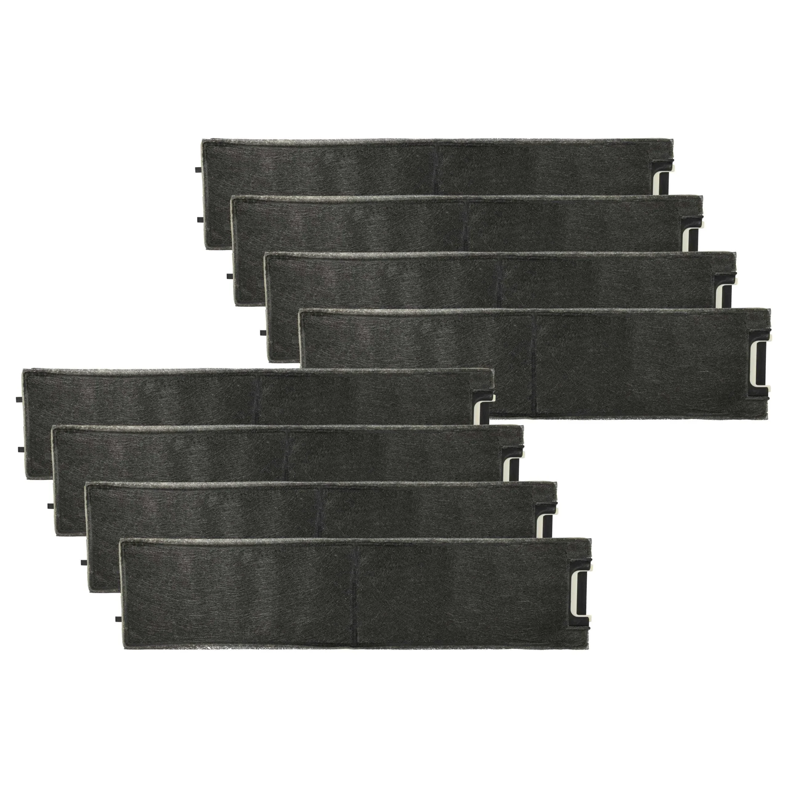 8x Filtres à charbon actif remplace Miele DKF 13-P pour hotte