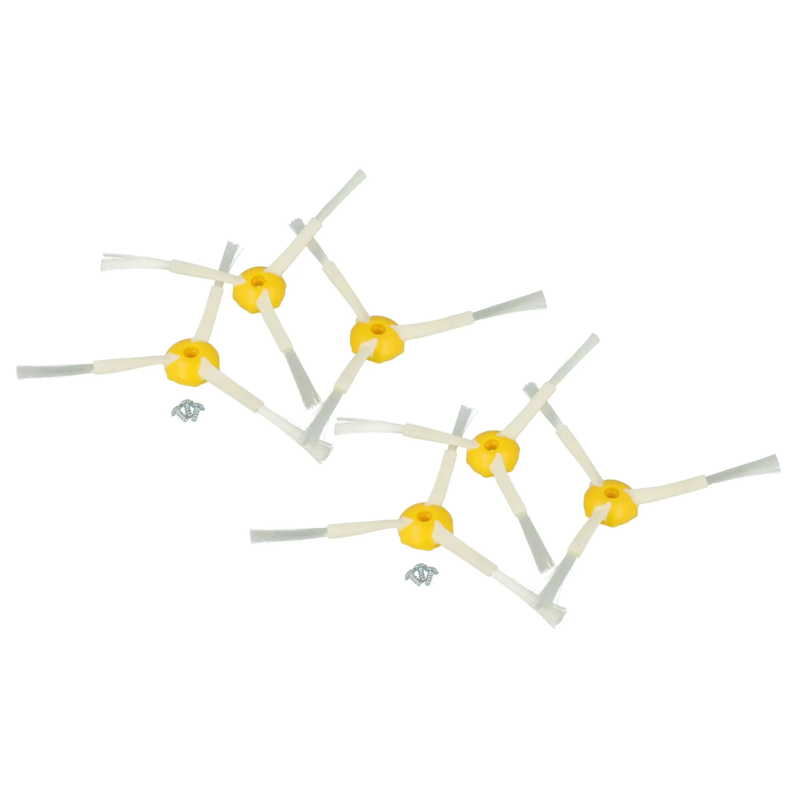 6x Brosses latérales à 3 bras pour iRobot Roomba 866, 886, 900, 980 série 500, 600, 700 - Accessoires pour aspirateur