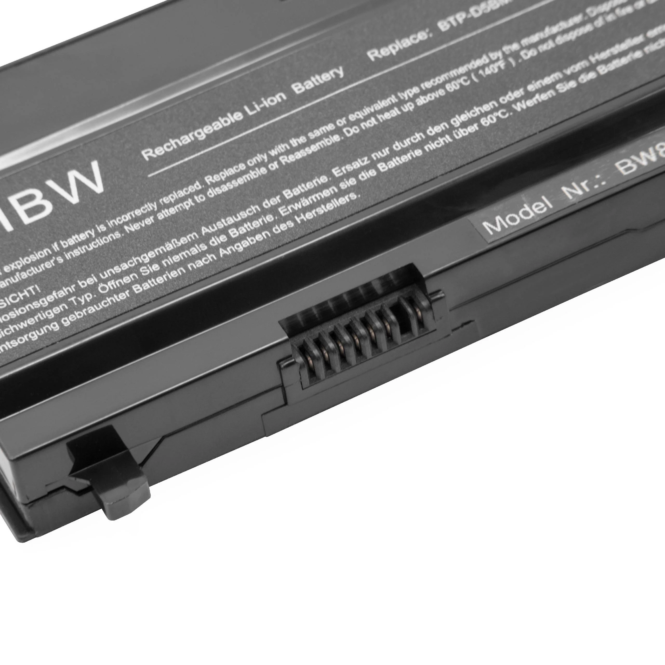 Batterie remplace Medion 40029778, 40029779 pour ordinateur portable Medion- 5200mAh 14,4V Li-ion, noir