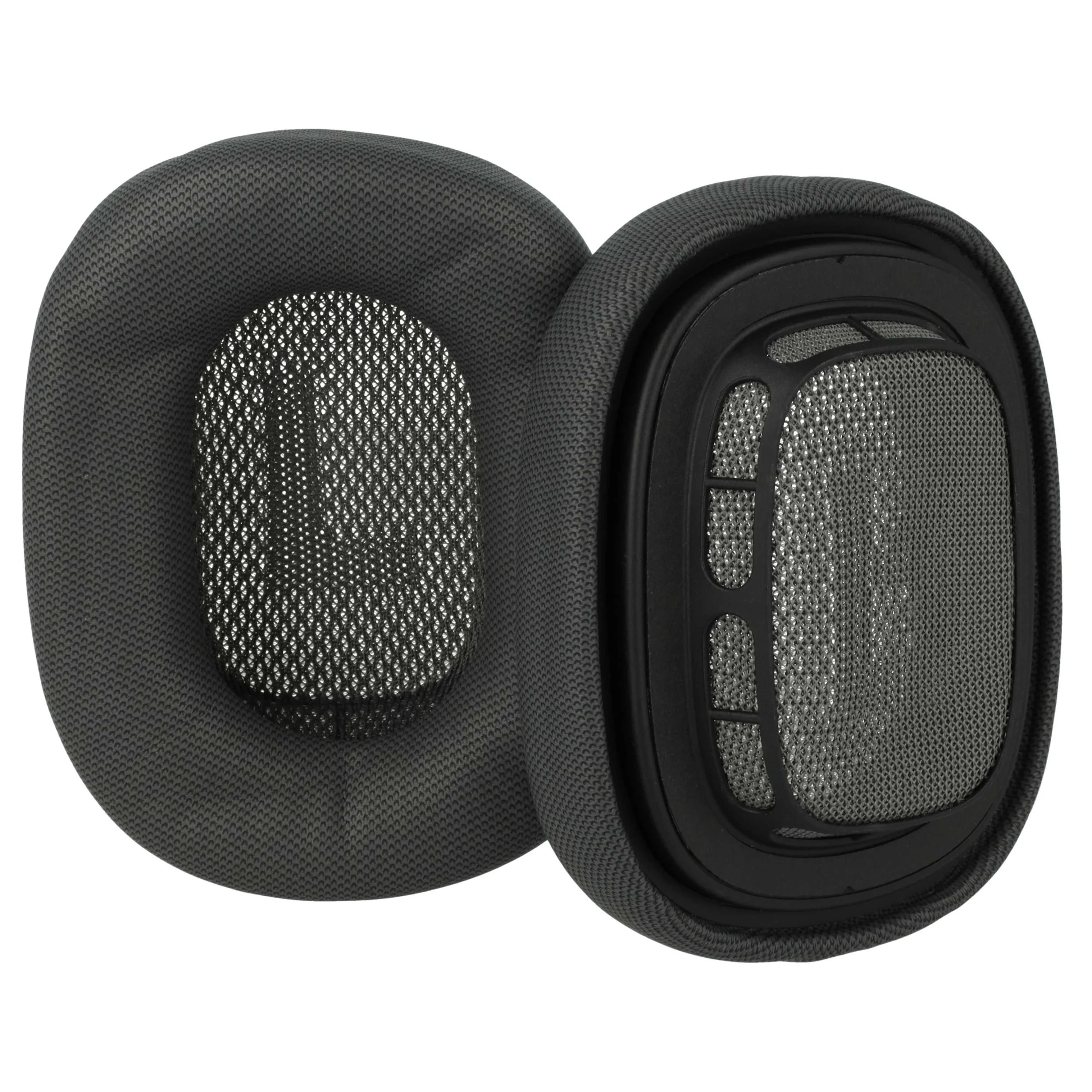2x Coussinets d'oreille pour casques écouteurs Apple AirPods Max - gris foncé