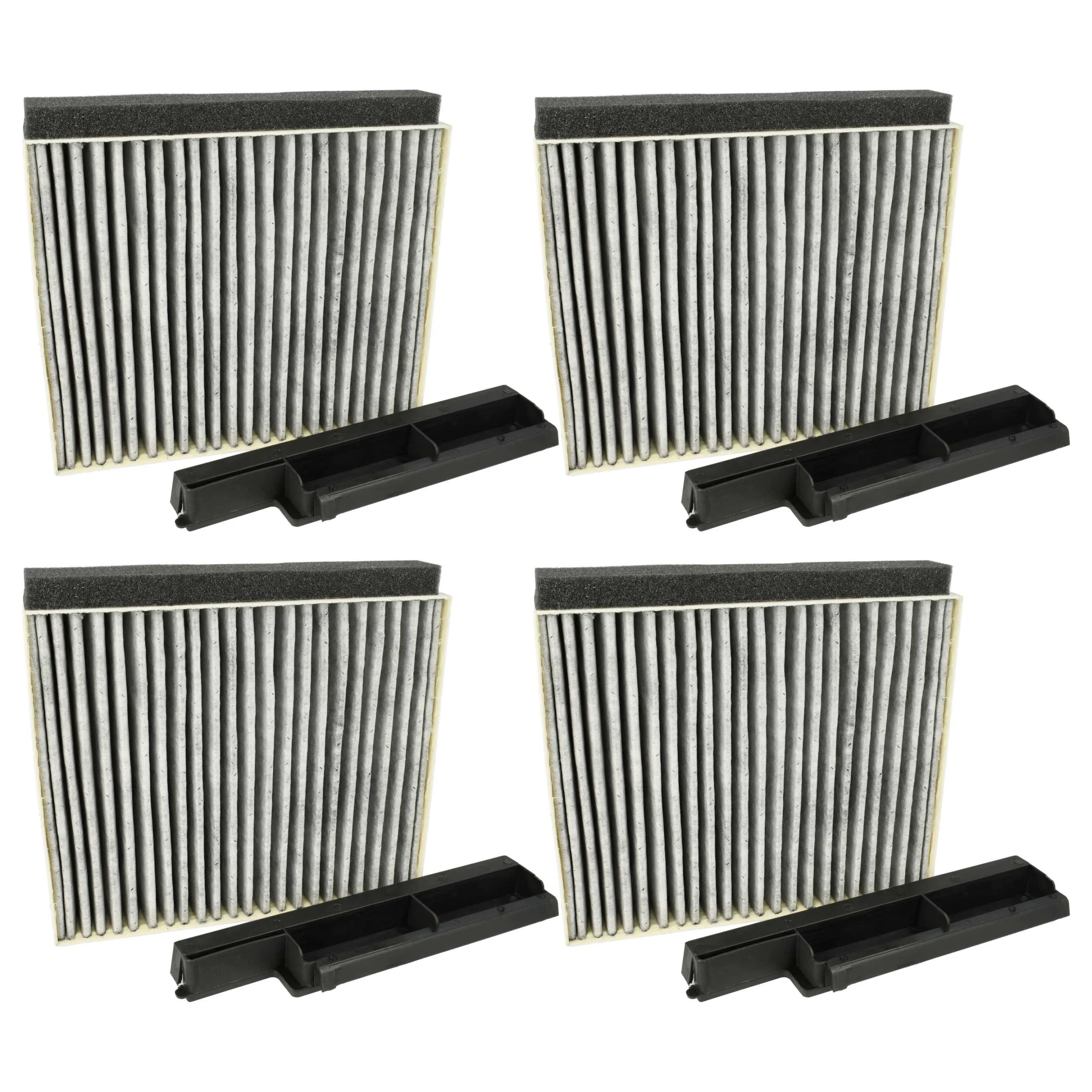 4x Filtres à charbon actif remplace Bosch AS-AZKF8040, 11022296, 8720094253404, 17006795 pour hotte Bosch