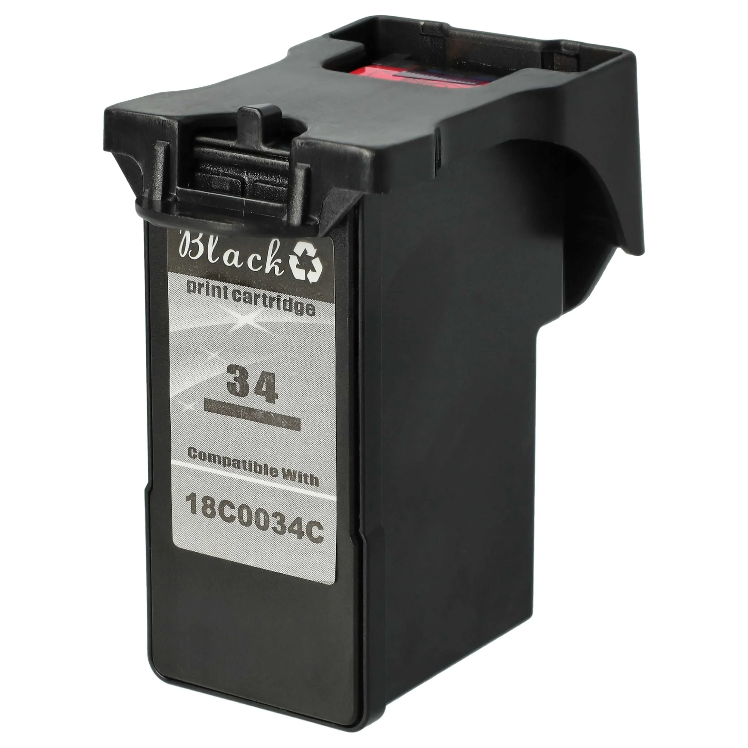 Cartouche remplace Lexmark 34, 32, 18C0034, 18C0032 pour imprimante Lexmark - noir remanufacturée 22ml