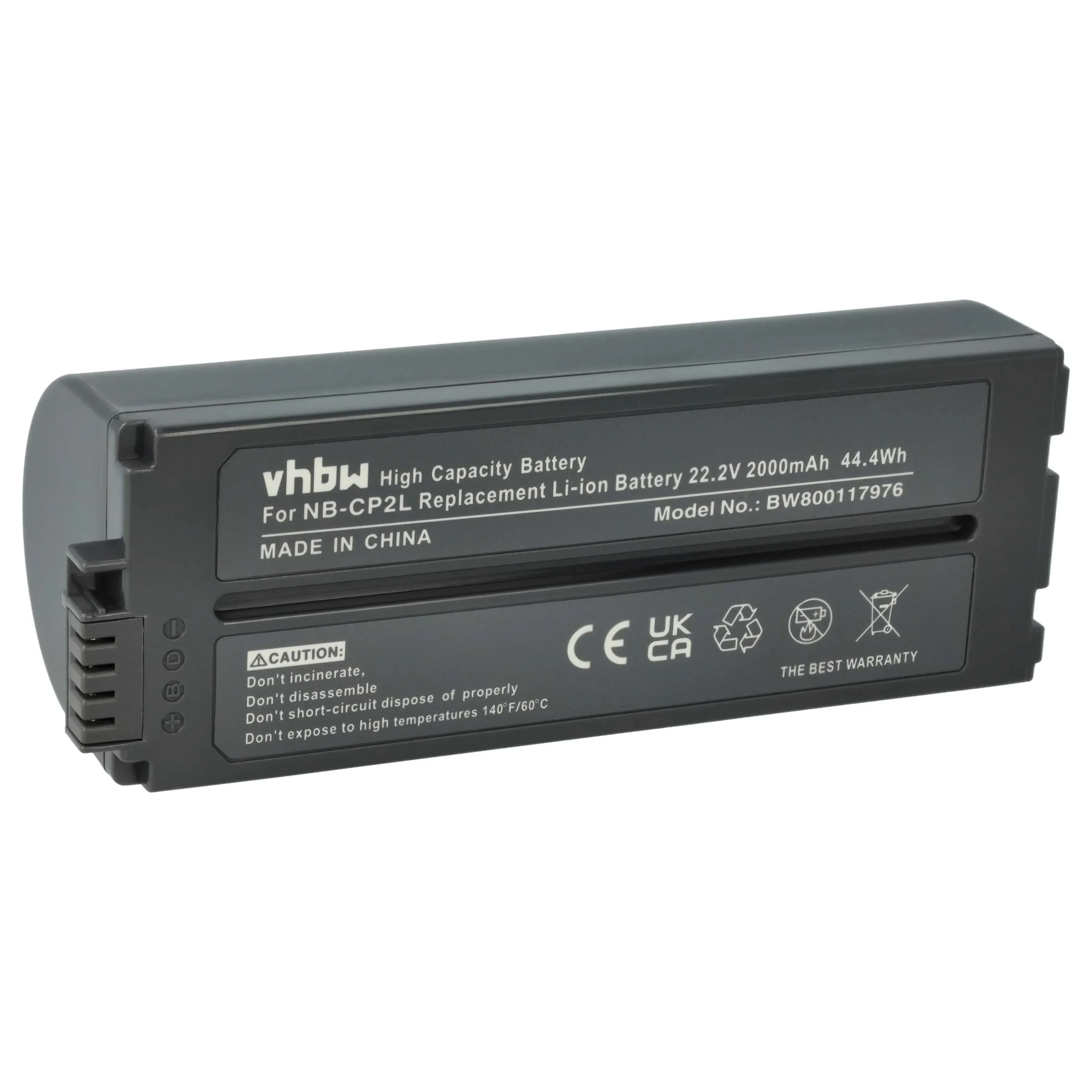 Batterie remplace Canon NB-CP2L, NB-CP1L, CS-CP2L, CS-CP2, CP-2L pour imprimante Canon - 2000mAh 22,2V Li-ion