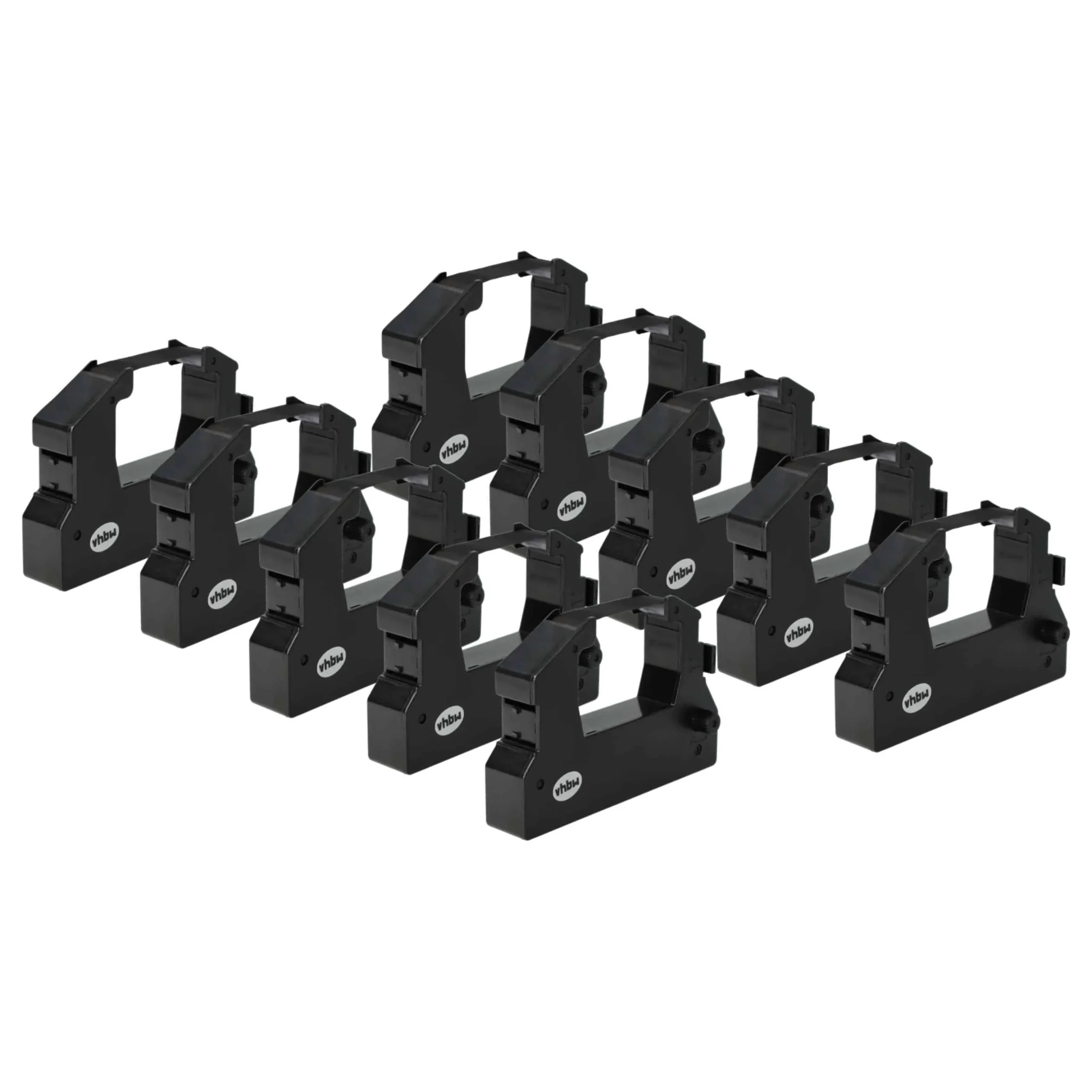 10x Ruban encreur remplace Epson ERC-28, ERC-28B, C43S015227 pour imprimante matricielle / étiquette - noir