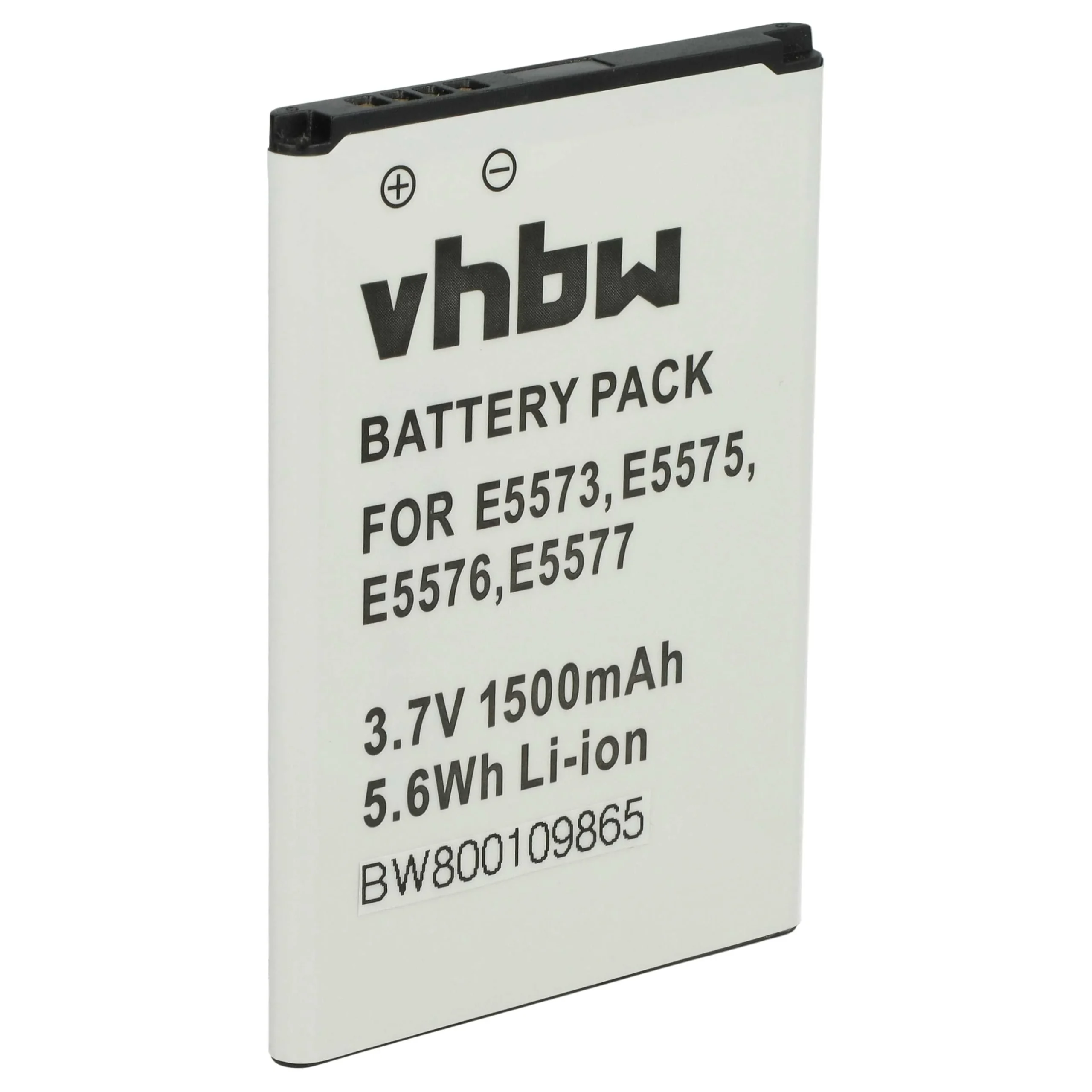 Batterie remplace Huawei HB434666RBC, HB434666RAW pour routeur modem - 1500mAh 3,7V Li-ion