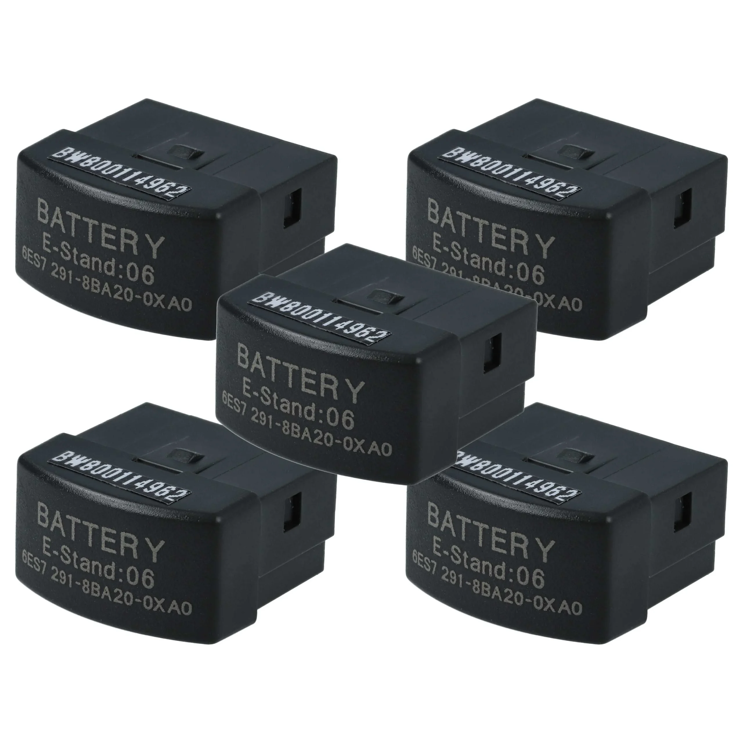 Pile (5 pcs.) remplace Siemens 6ES7291-8BA20-0XA0, 4025515161431 module de batterie - 30mAh 3V Li-ion